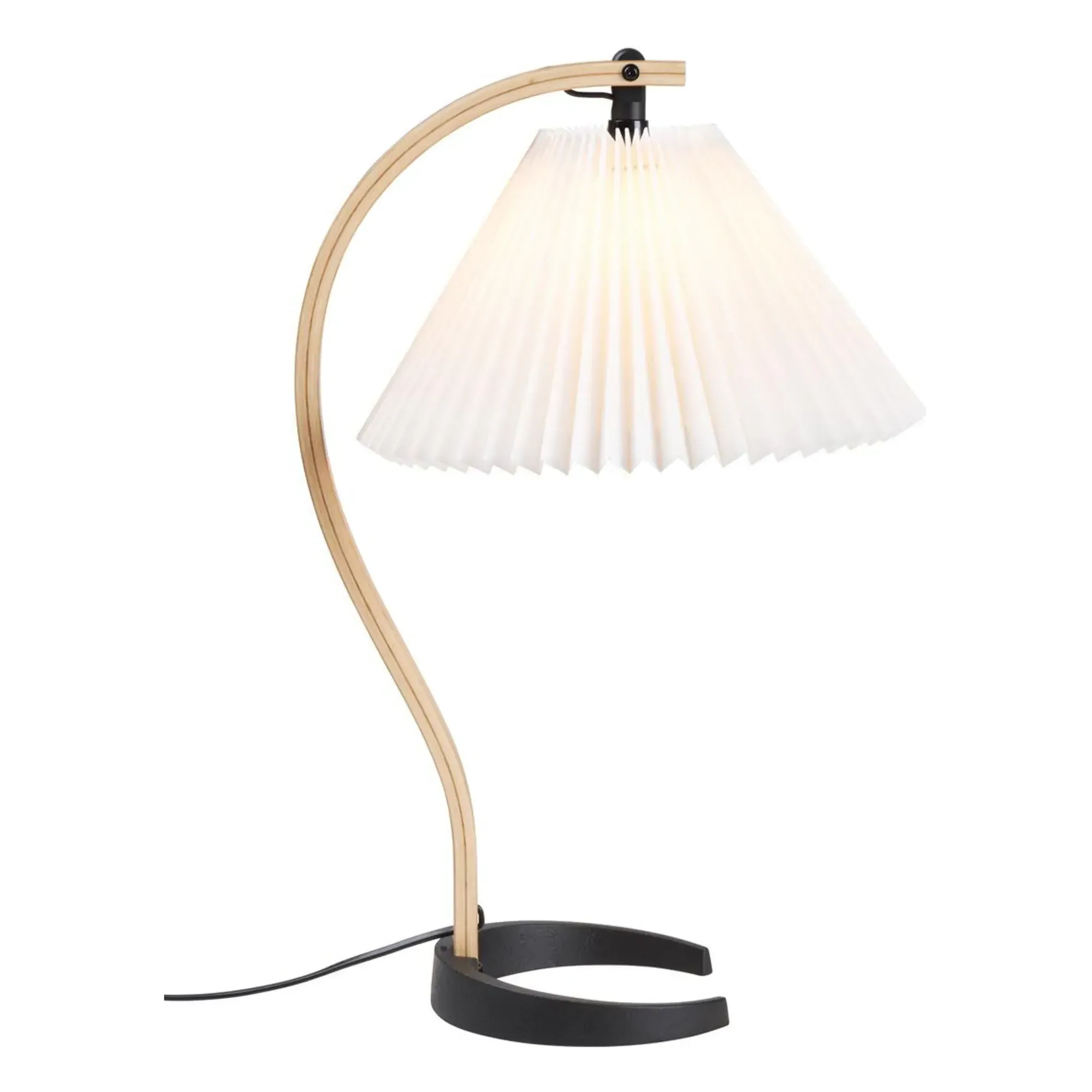 Timberline by Mads Caprani Table Lamp - White, Oak/Birch alternate view