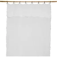 Bergamo Curtain Panel - White, Linen alternate view