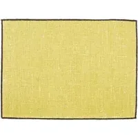 Borgo Placemat - Straw Yellow, Coated Linen alternate view