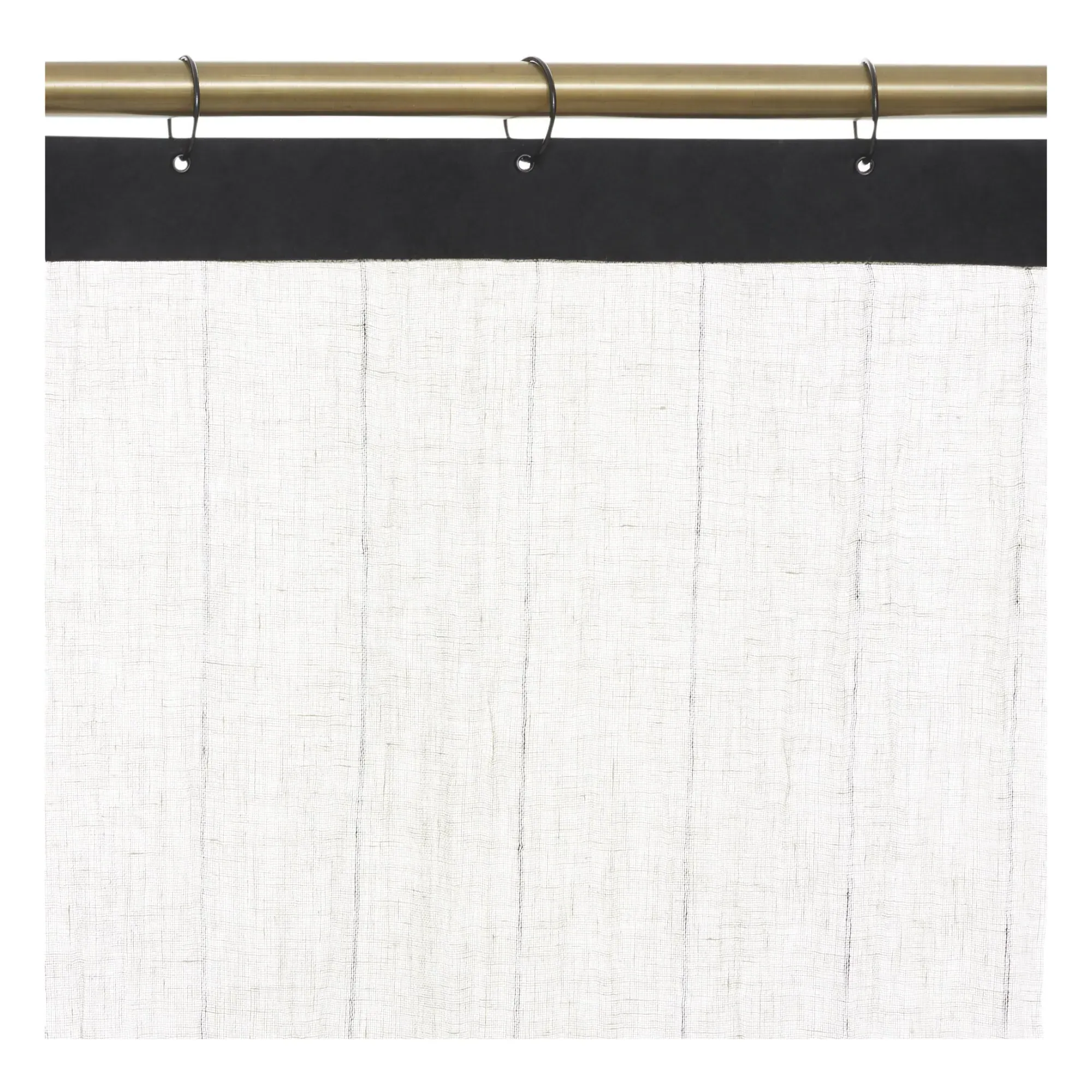 Calvi Eyelet Curtains - Natural, Linen alternate view