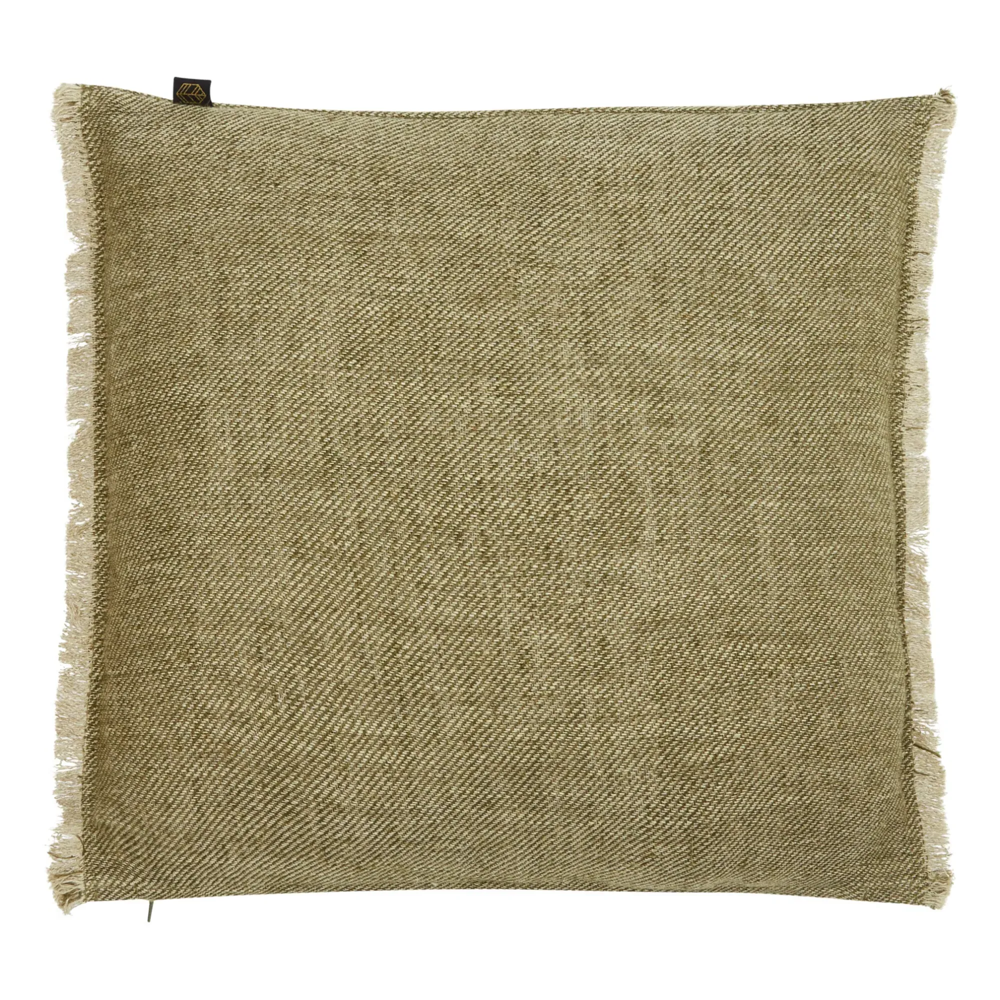 Cuba Cushion Cover - Olive, Linen product