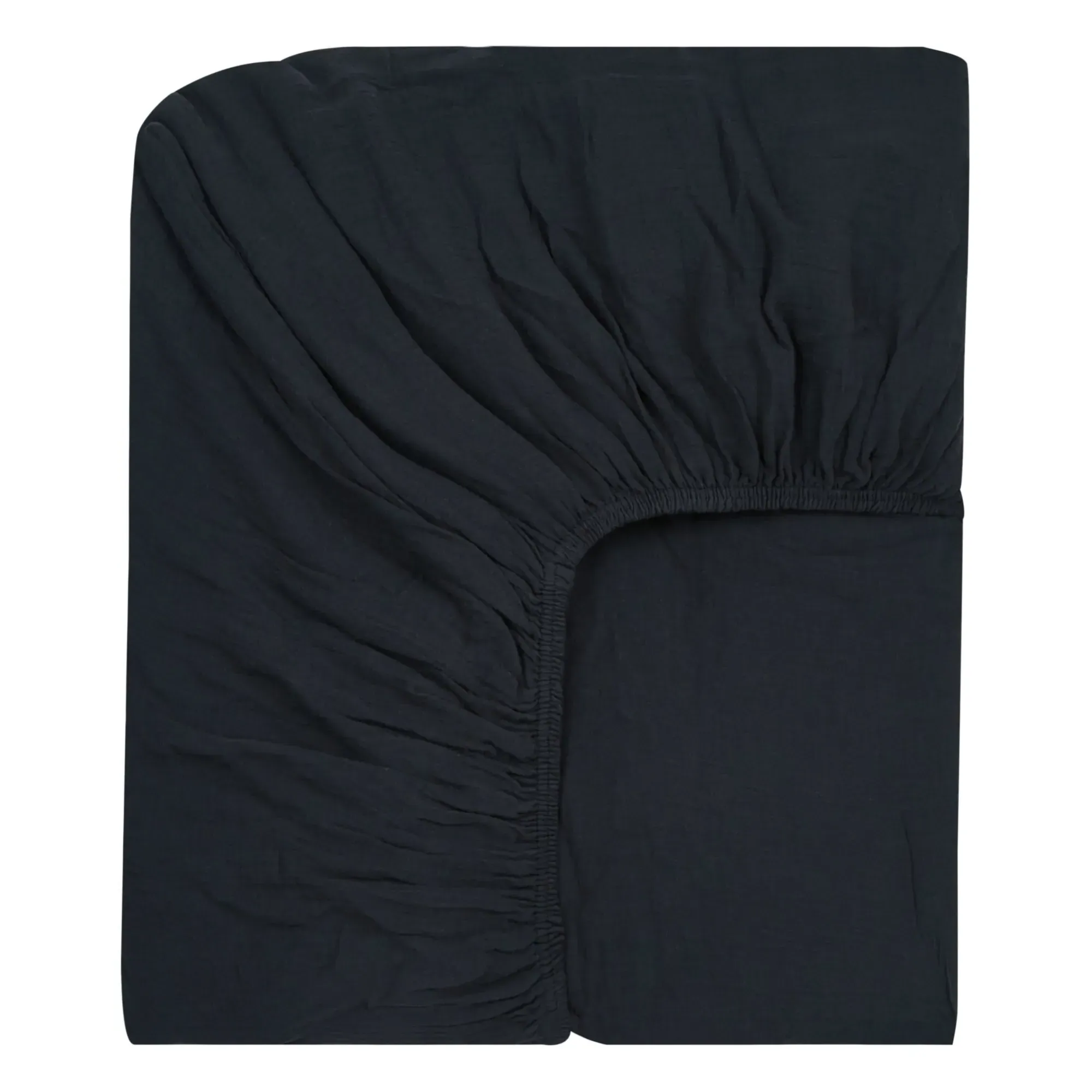 Dili Cotton Voile Fitted Sheet - Black product