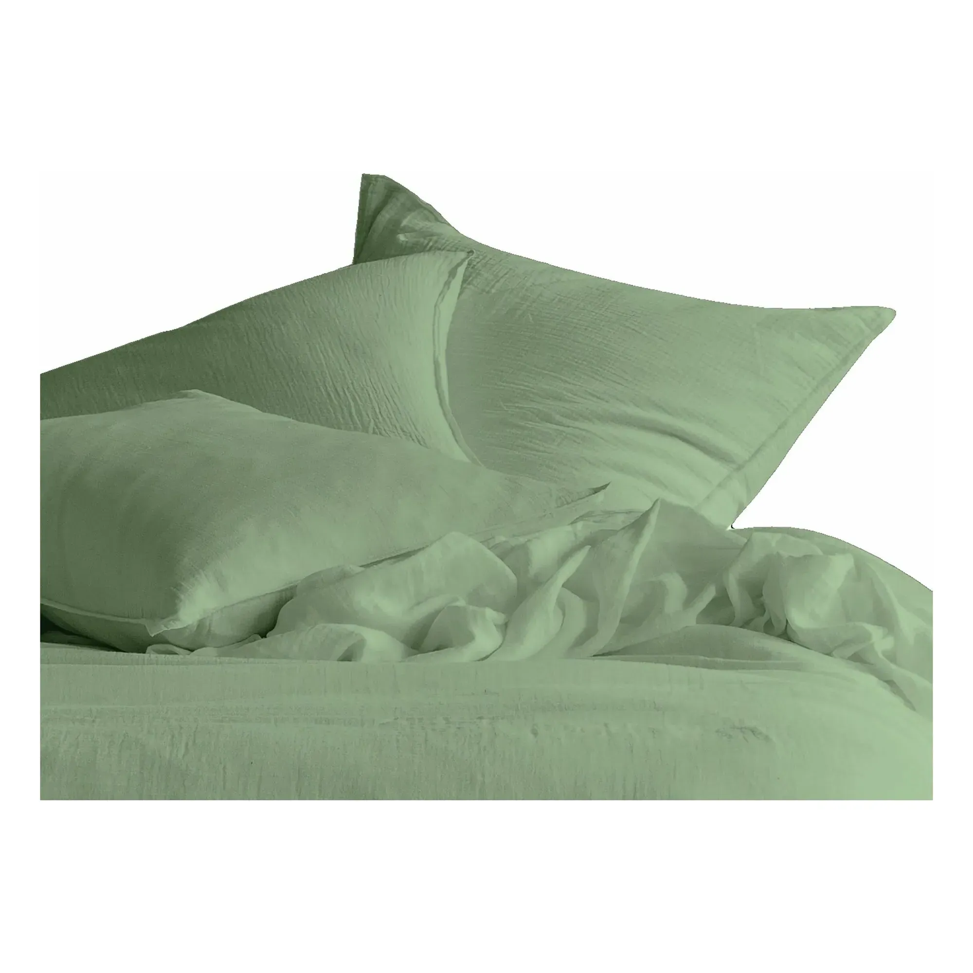 Dili Pillowcase - Almond Green, Cotton Voile product