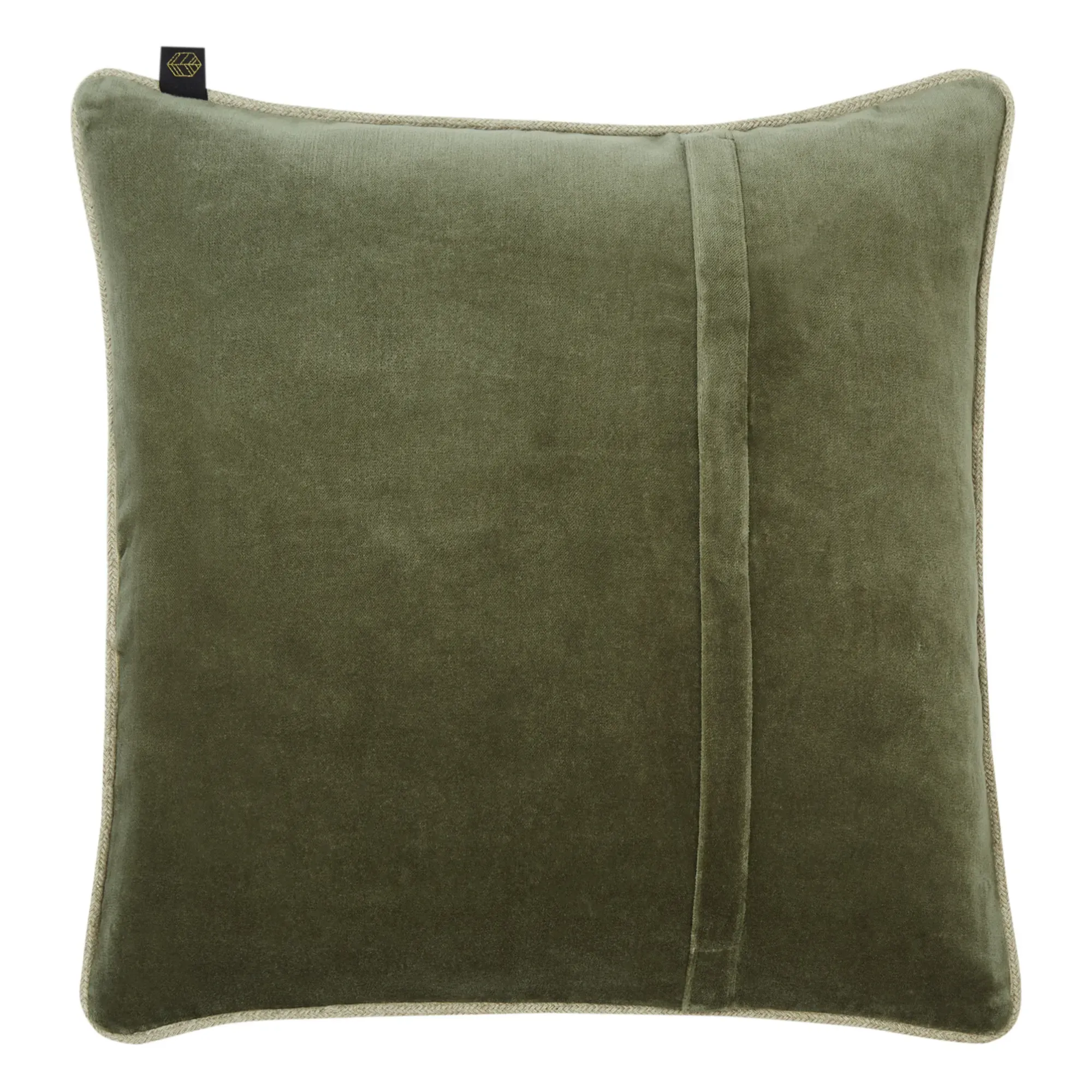 New Delhi Cushion Cover - Khaki, Cotton alternate view