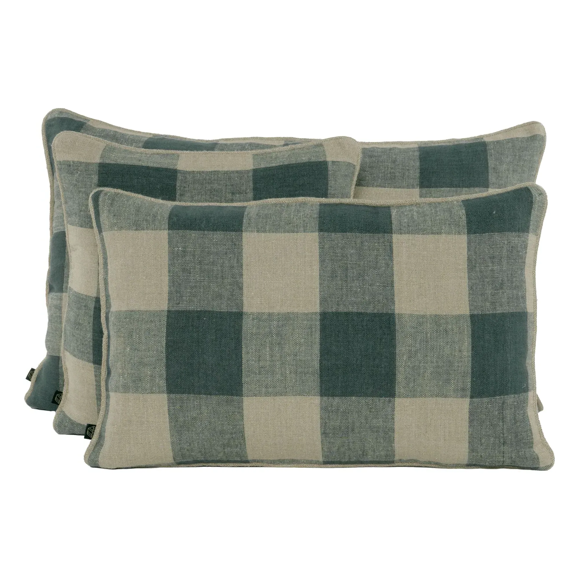 Palma Cushion Cover - Blue, Washed Linen product