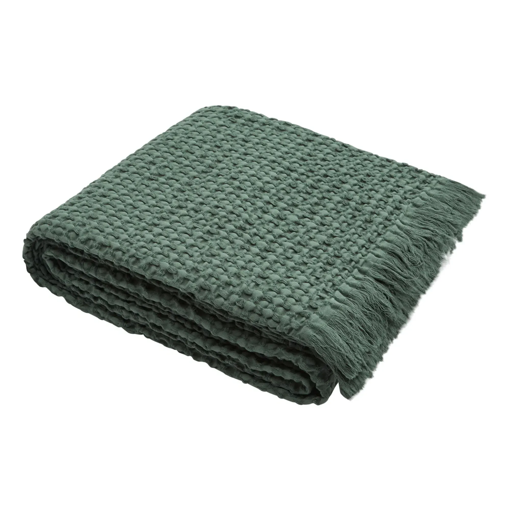 Tempo Cotton Throw - Bluish Grey alternate view