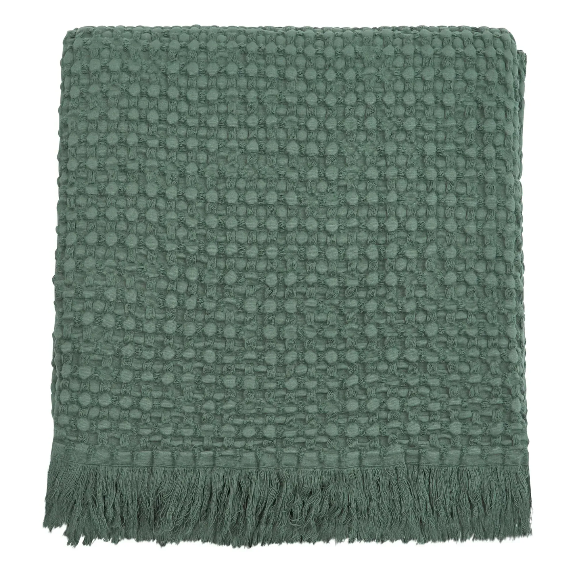 Tempo Cotton Throw - Bluish Grey product