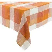 Tenerife Tablecloth - Terracotta, Linen alternate view