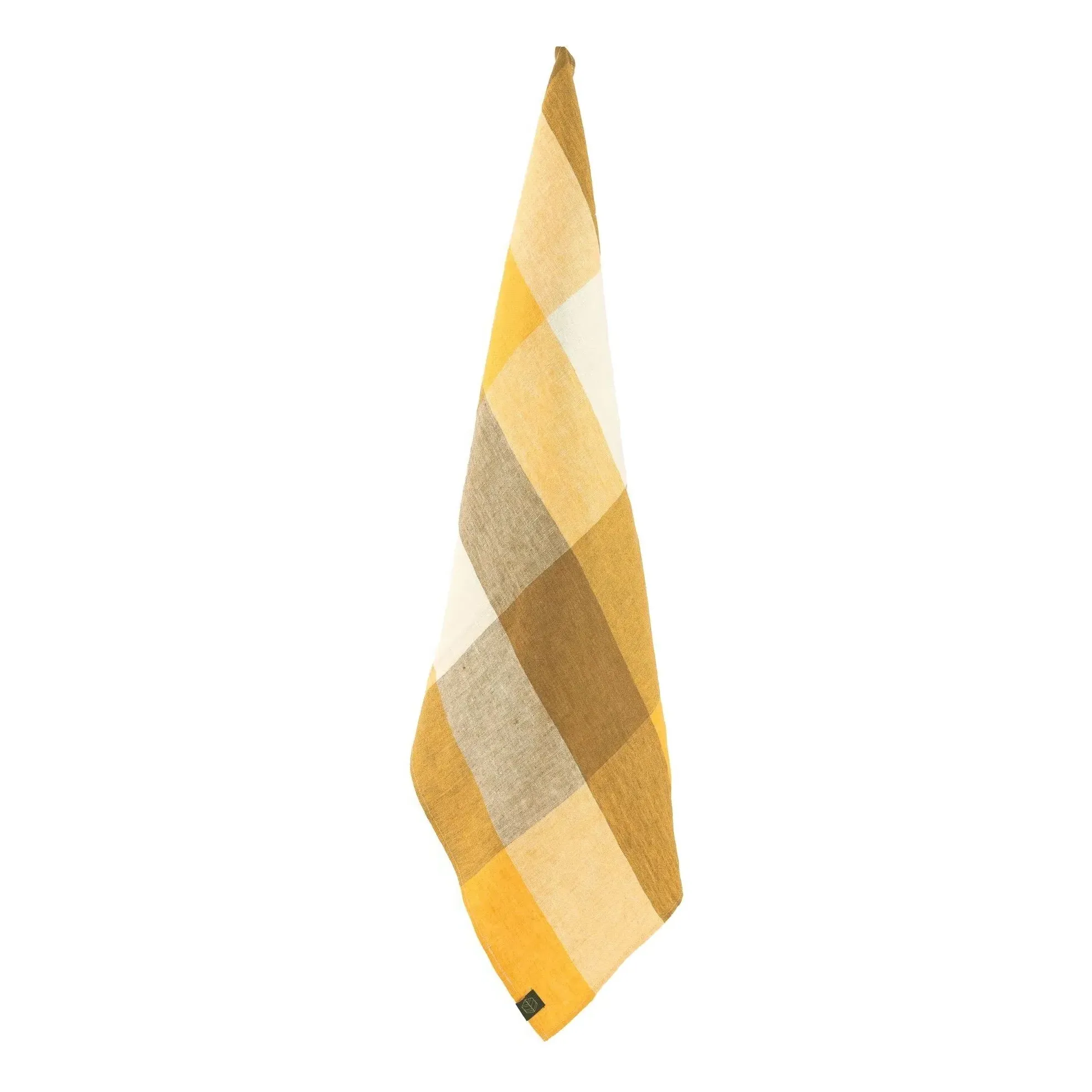Tenerife Tea Towel - Saffron, Linen product