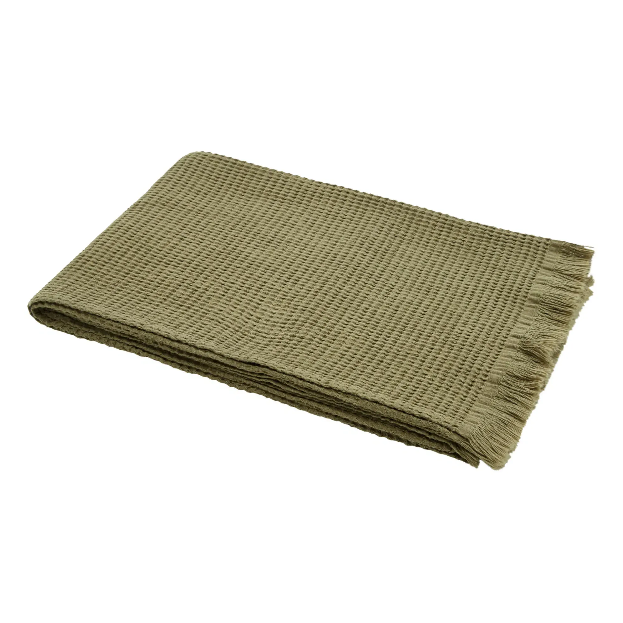 Timor Honeycomb Bath Towel - Khaki, Cotton alternate view