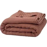 Tivoli Cotton Throw - Mocaccino alternate view