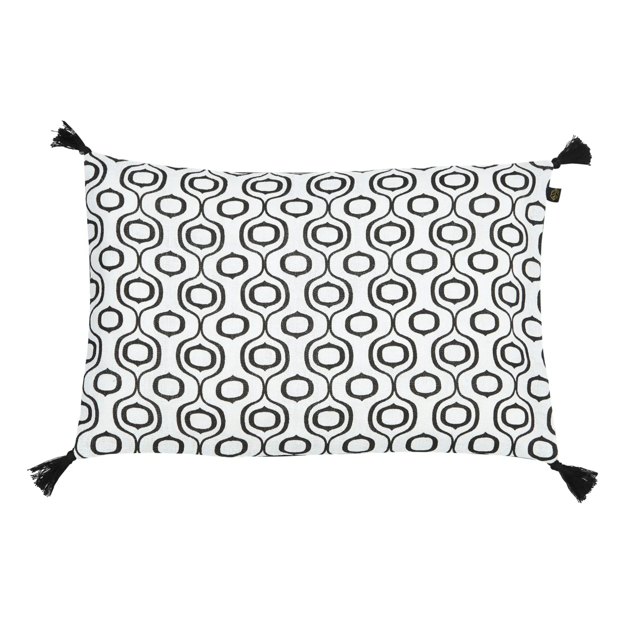 Ubud Cushion Cover - White, Linen product