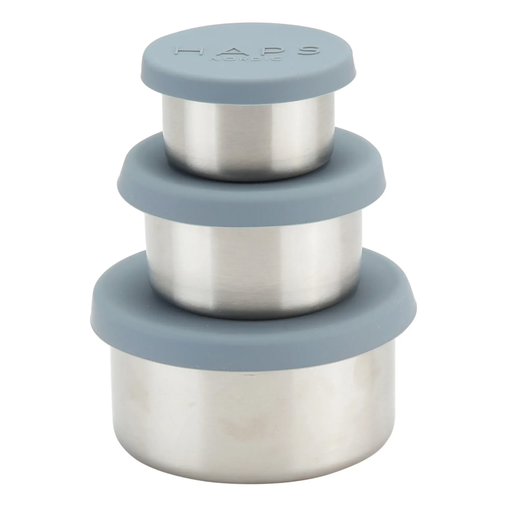 Steel Boxes Set of 3 - Blue, Stainless Steel product