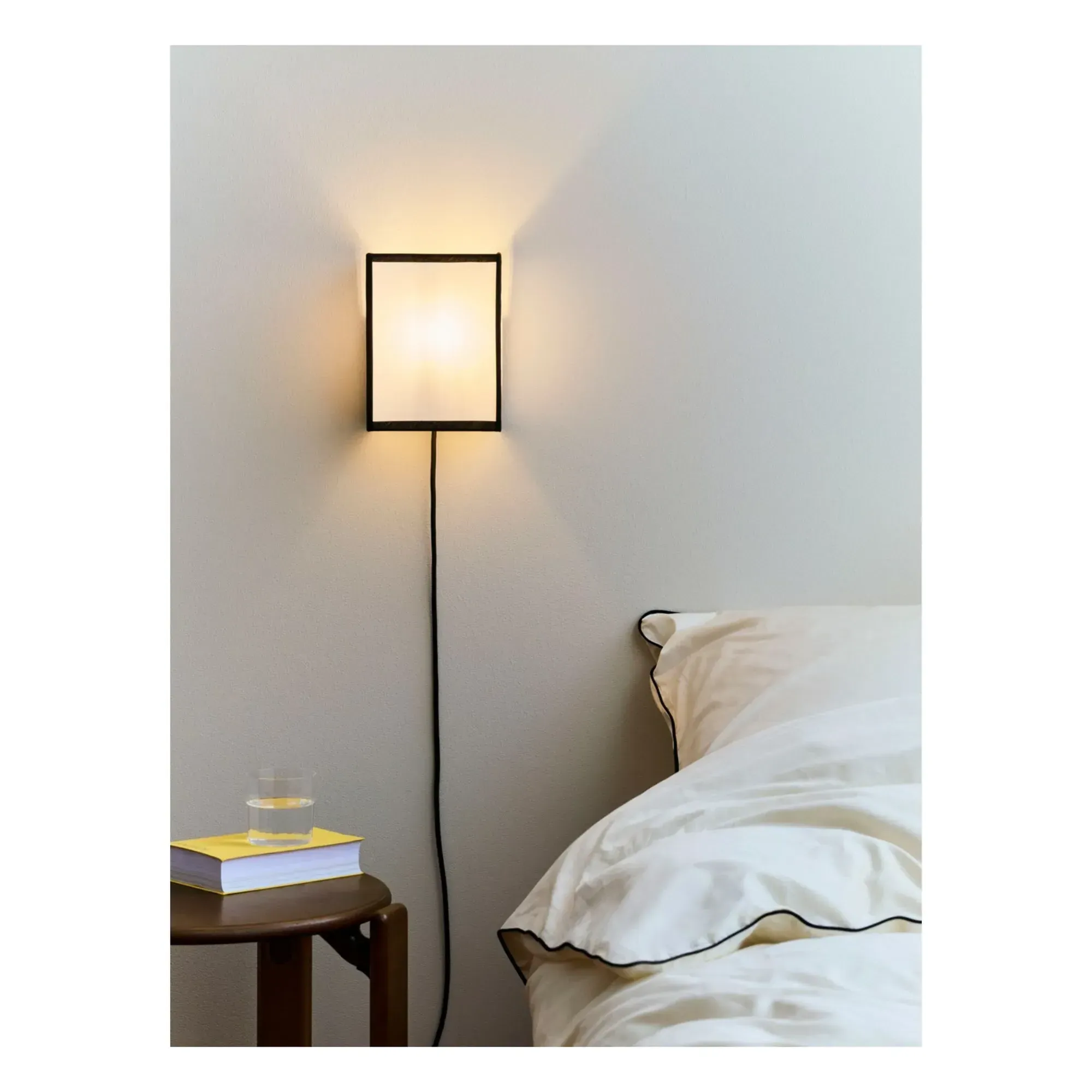 Ava Wall Lamp - White, ECOPET Paper alternate view