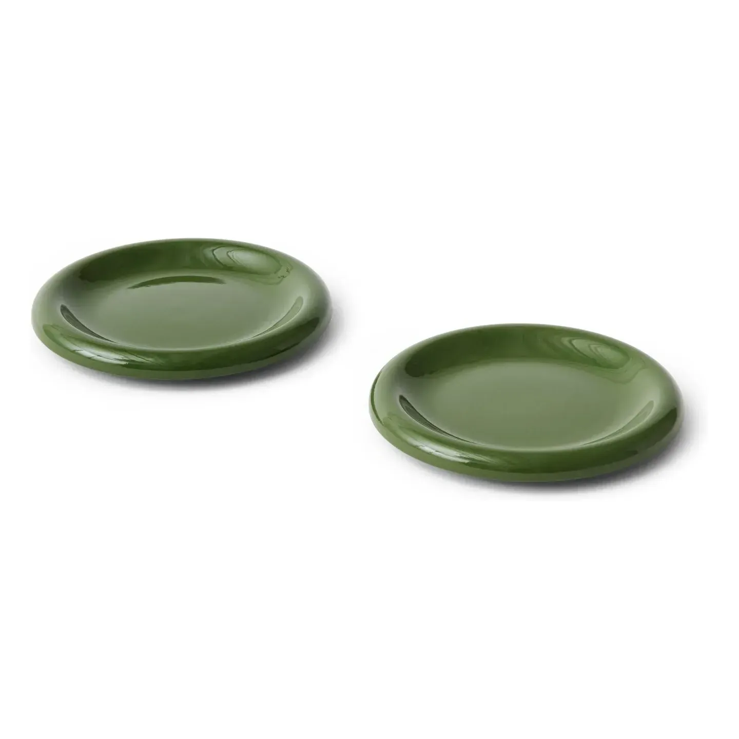 Barro Set of 2 Plates - Green, Terracotta product