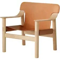 Bernard Armchair by Shane Schneck - Cognac, Leather alternate view