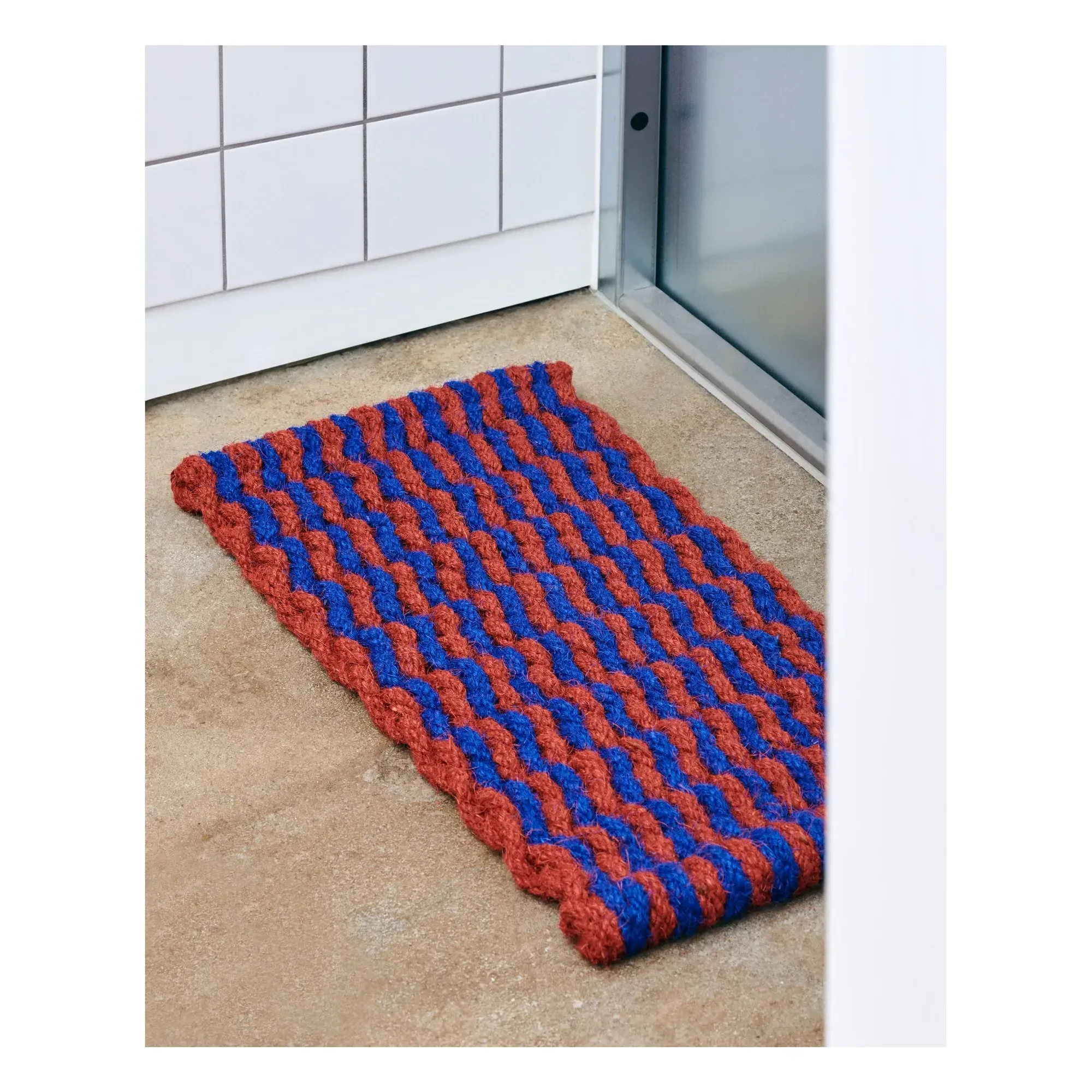 Coco Stripe Wave Doormat - Brown, Coir alternate view