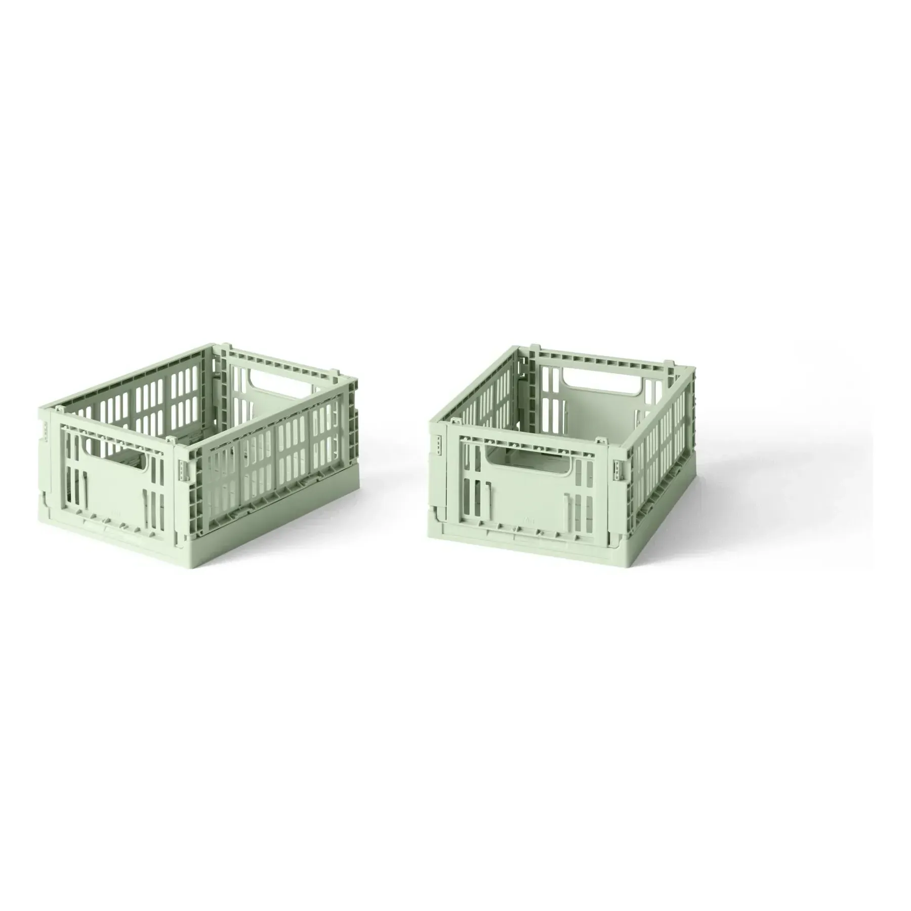 Colour Crate Mini Storage Crates Set of 2 - Mint Green, Recycled PP product