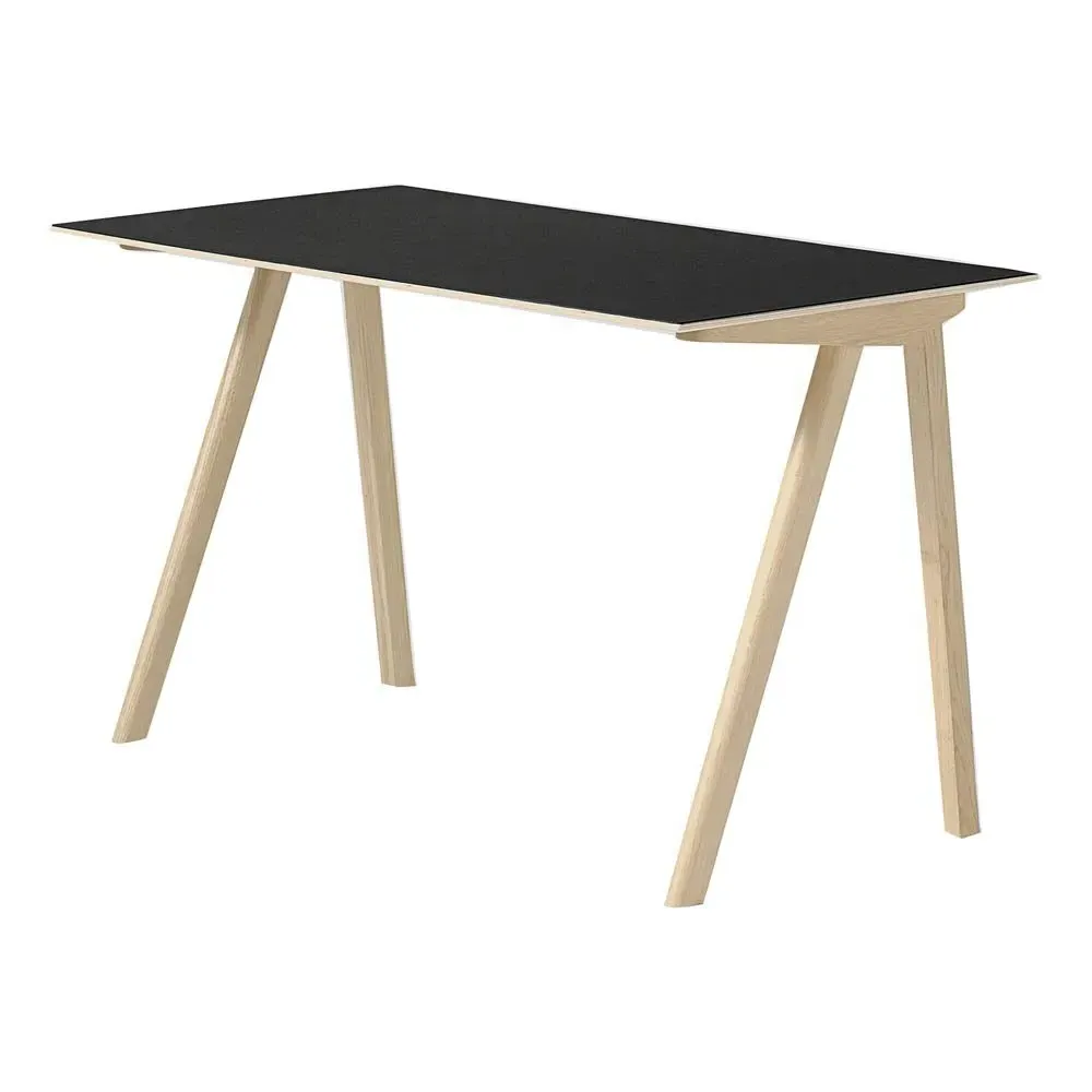 CPH 90 Bouroullec Desk - Black, Oak Linoleum product