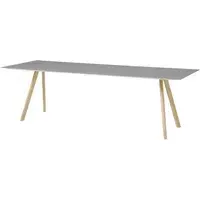 CPH30 Dining Table, Oak Base - Grey, Linoleum alternate view