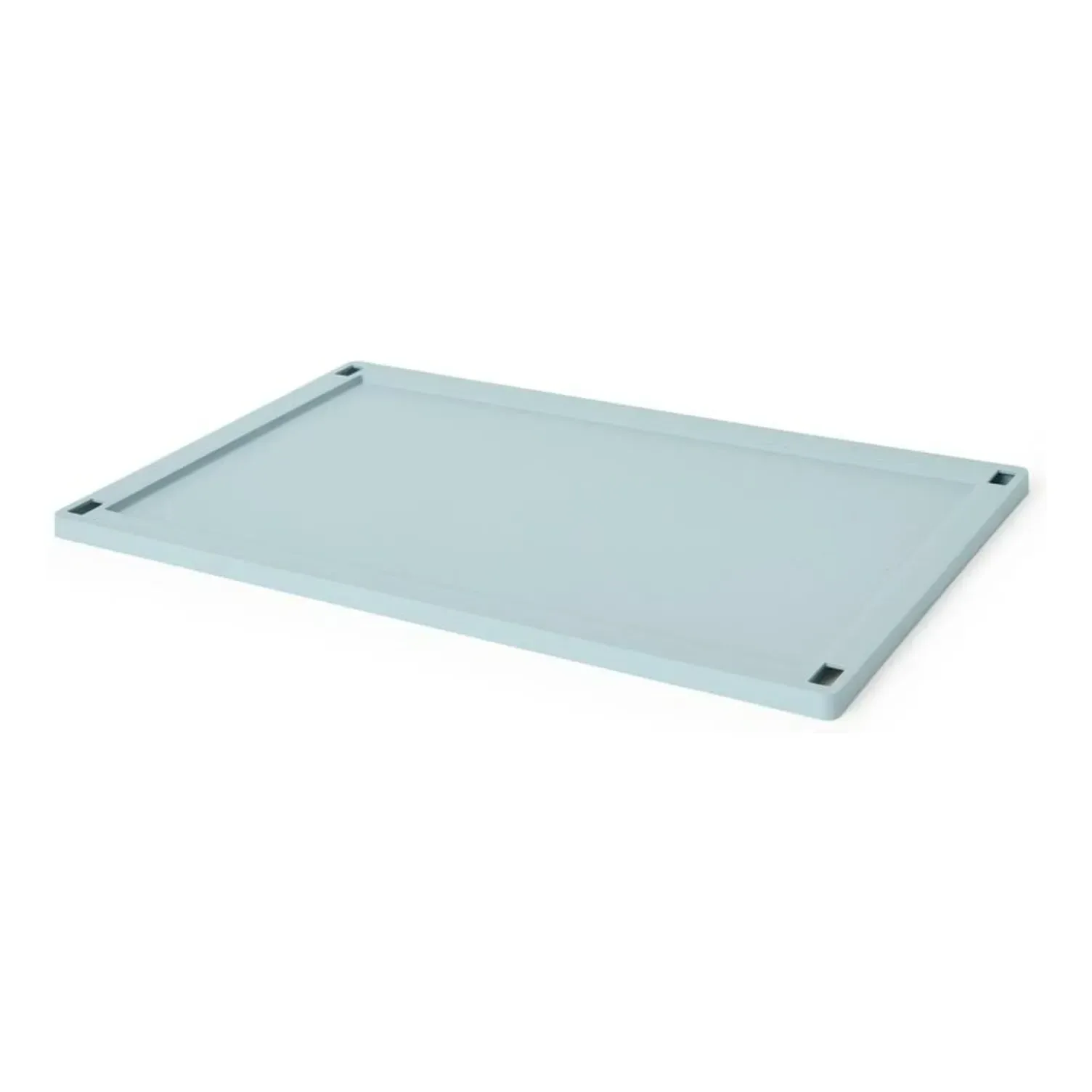 Crate Folding Crate Rectangular Lid - Blue, Recycled PP alternate view