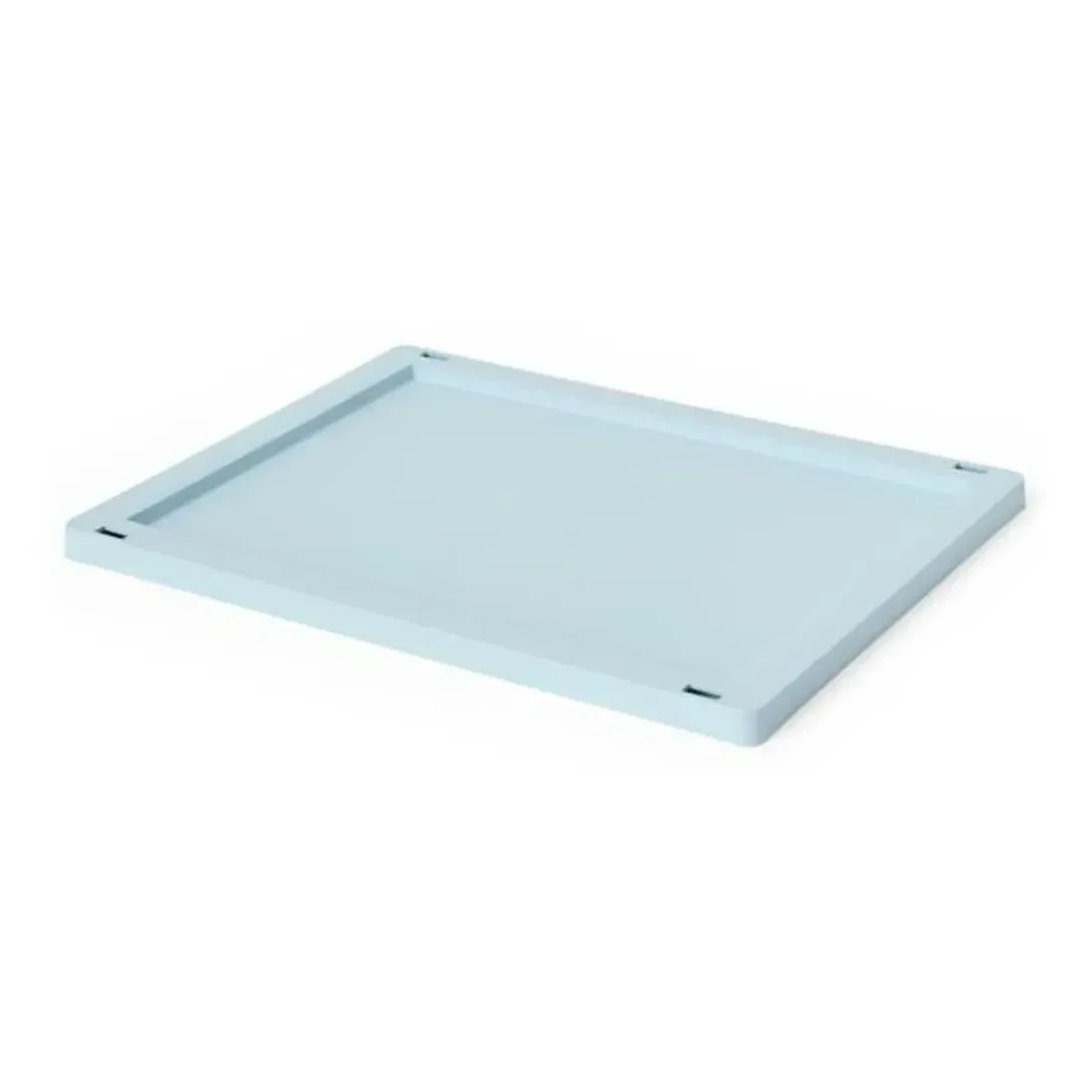 Crate Folding Crate Rectangular Lid - Blue, Recycled PP product