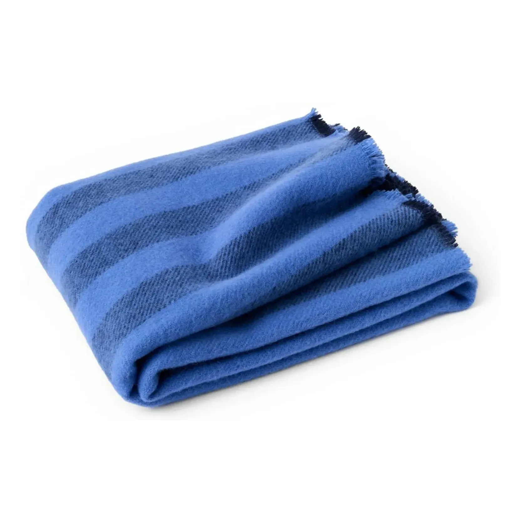 Duo Throw - Light Blue, Wool product