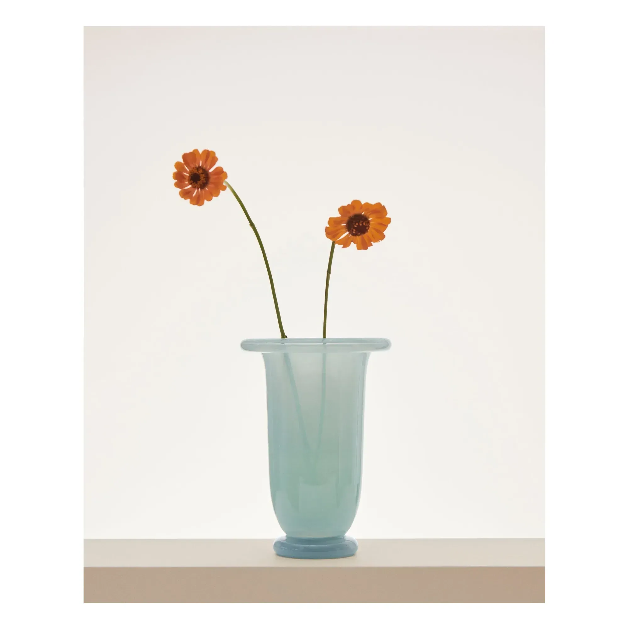 Empire Vase - Light Blue, Soda Glass alternate view