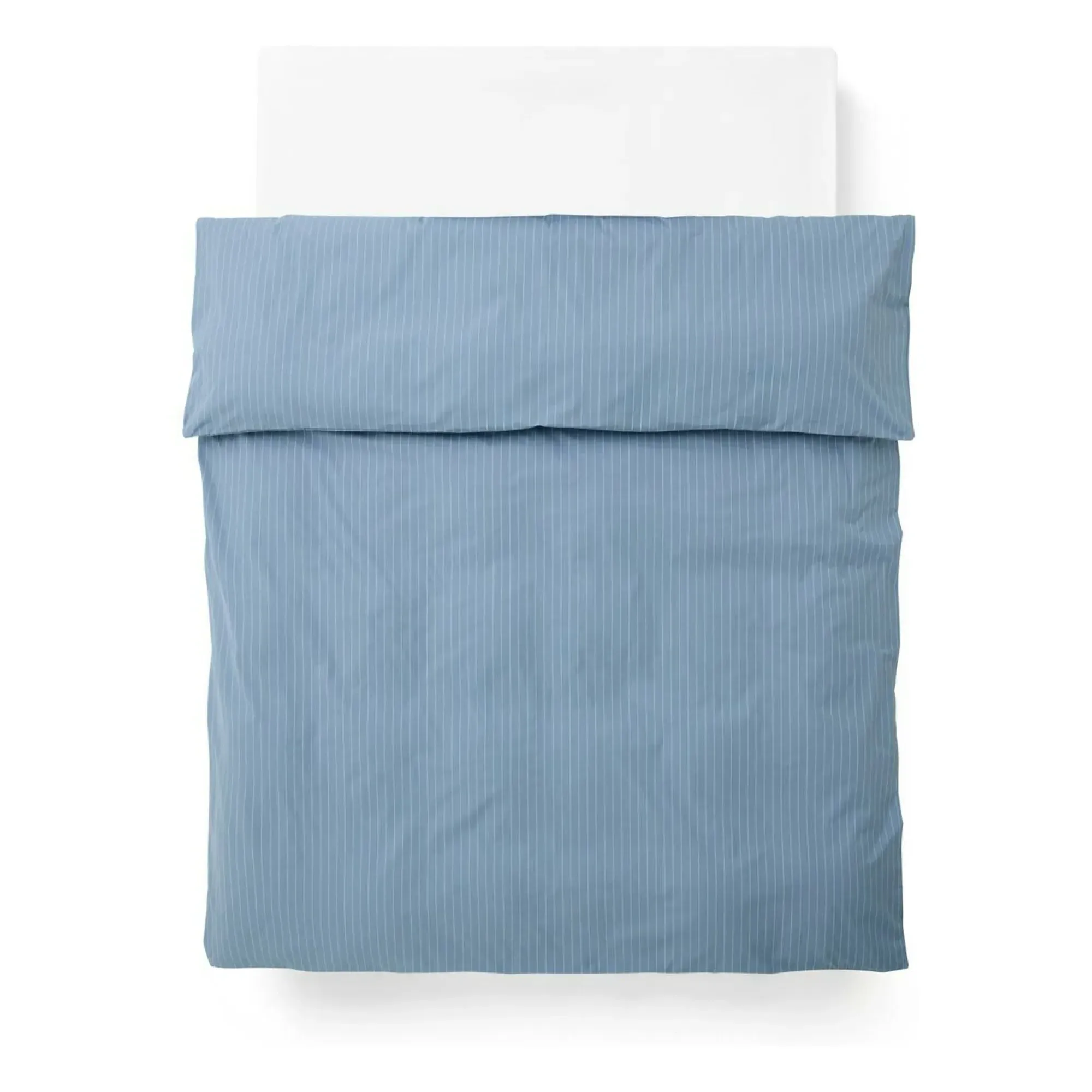 Fineline Comforter Cover - Blue, Organic Cotton product