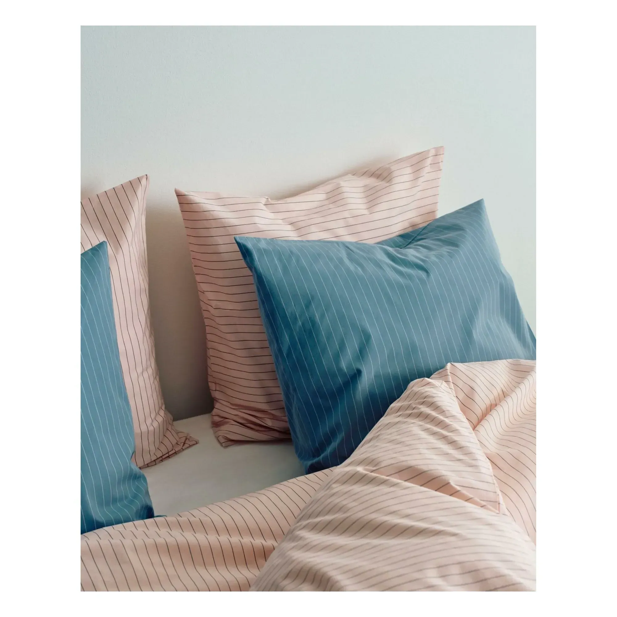 Fineline Pillowcase - Blue, Organic Cotton alternate view