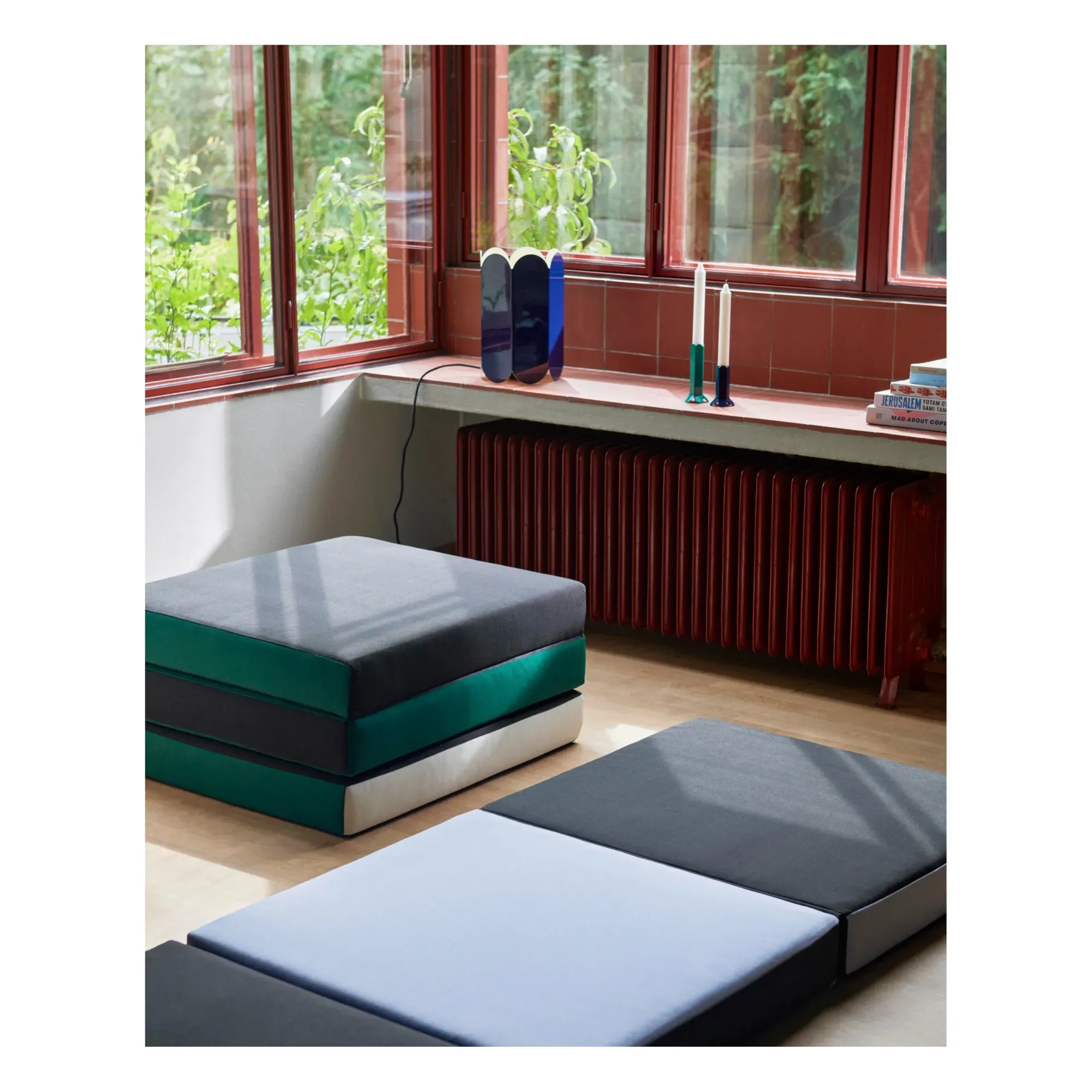 Foldable Floor Mattress - Lavender, Olefin alternate view