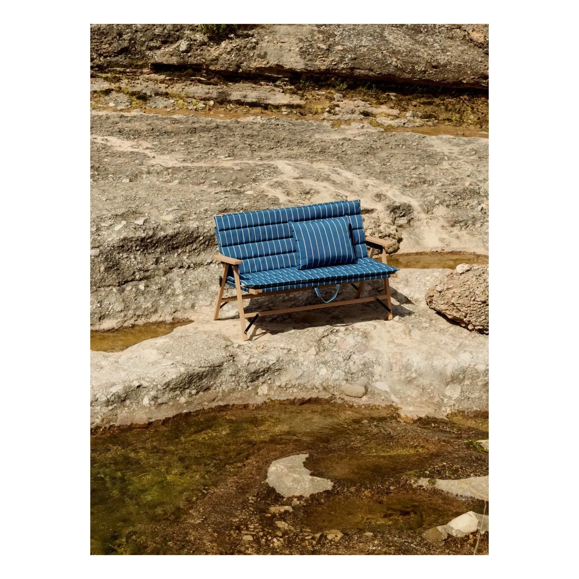Jasper Morrison Outdoor Market Cushion - Blue, Recycled Polyester alternate view