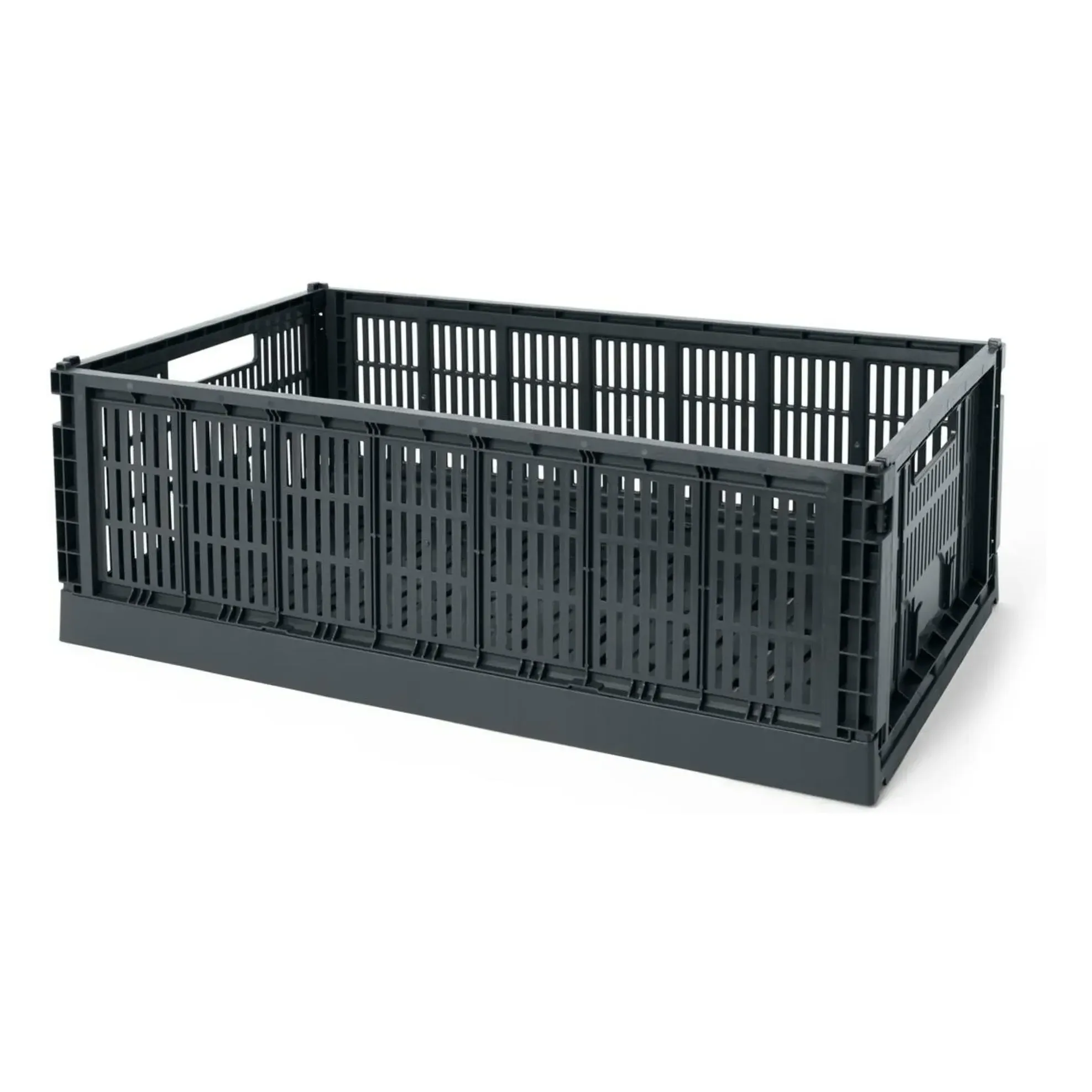 Large Folding Crate - Carbon, Recycled PP alternate view