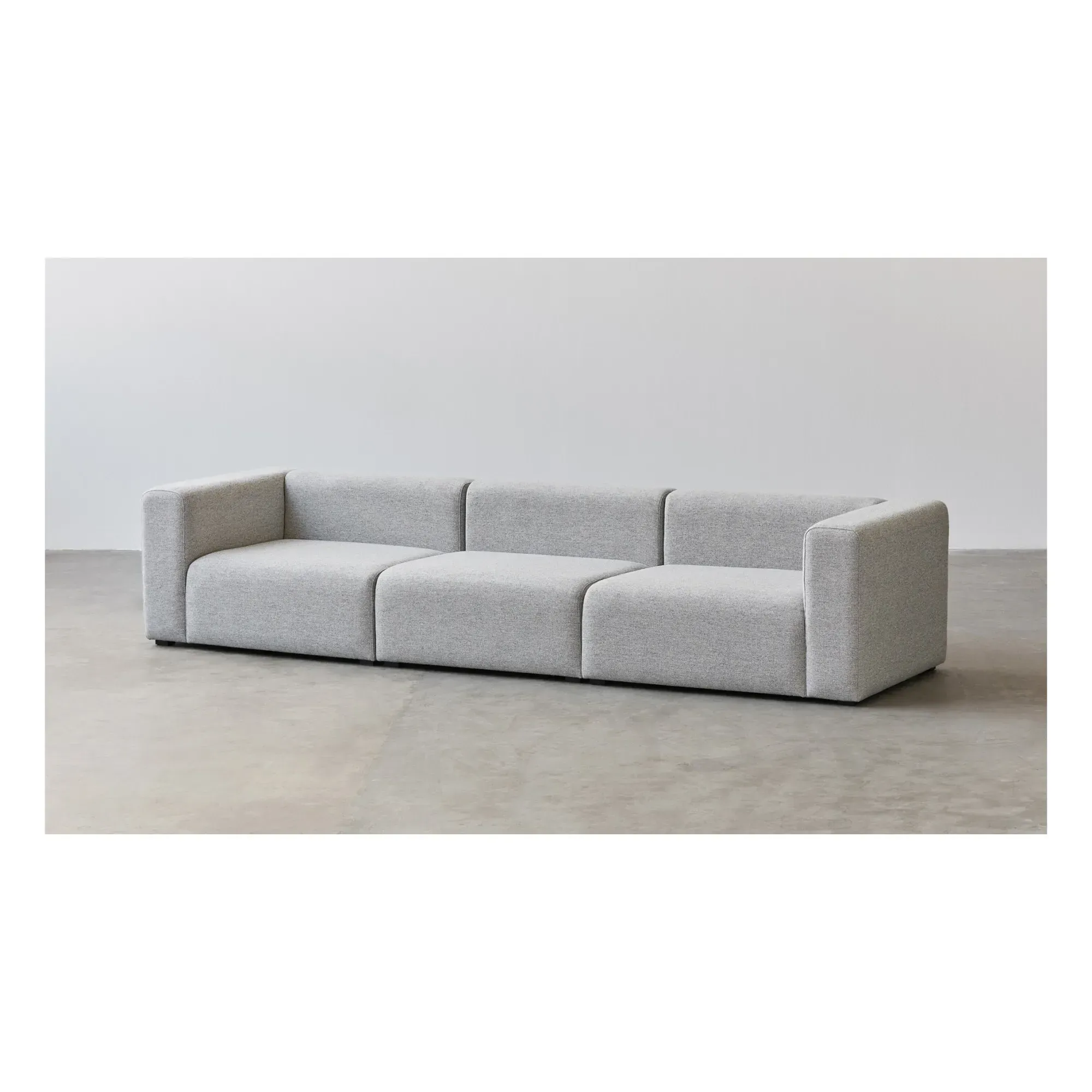 Mag 3-Seater Sofa - Light Grey, Wool product