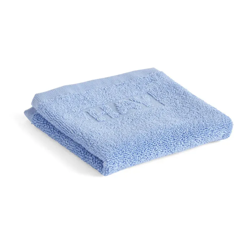 Mono Bath Mitt - Light Blue, Cotton product