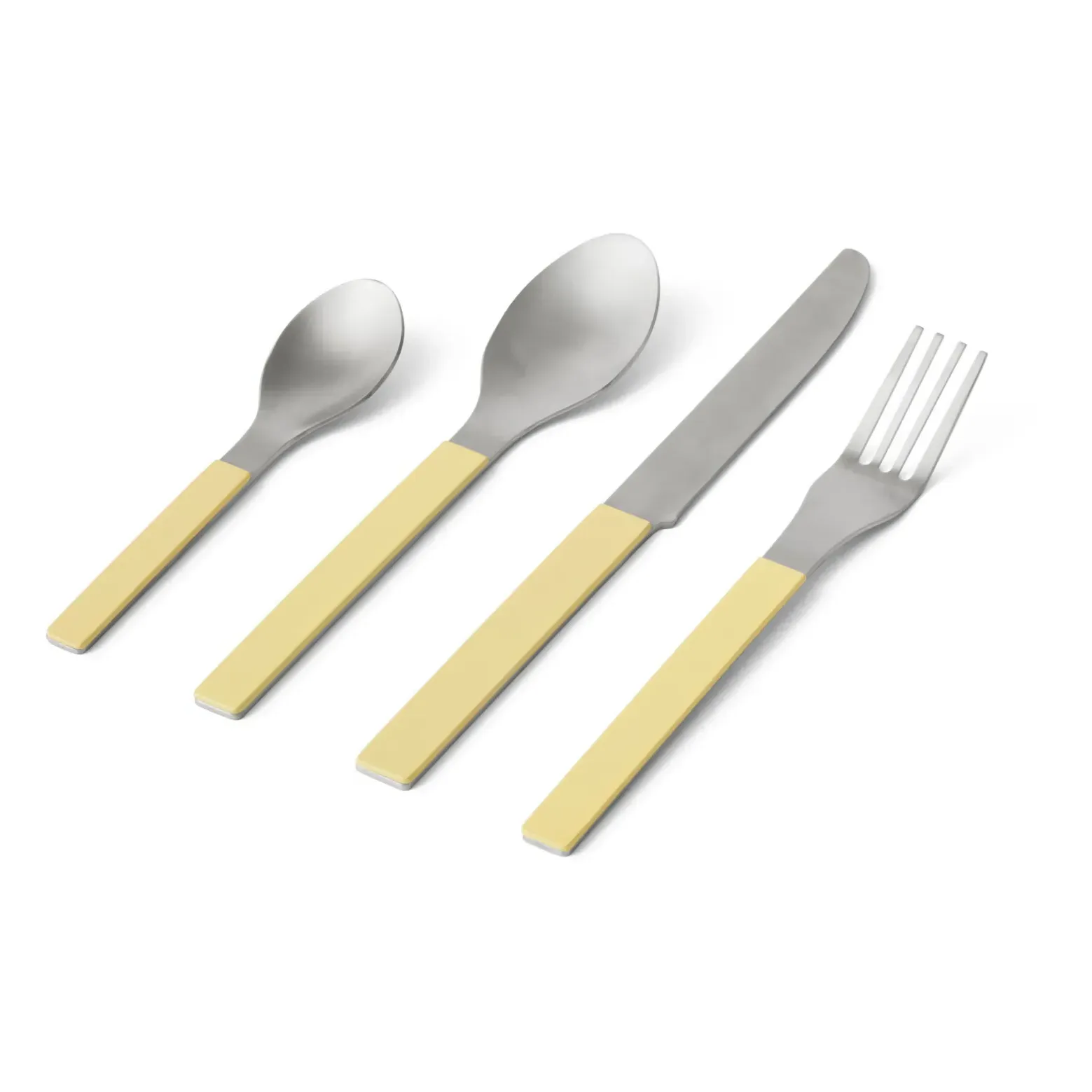 Muller Van Severen 4-Piece Cutlery Set - Yellow, Stainless Steel product