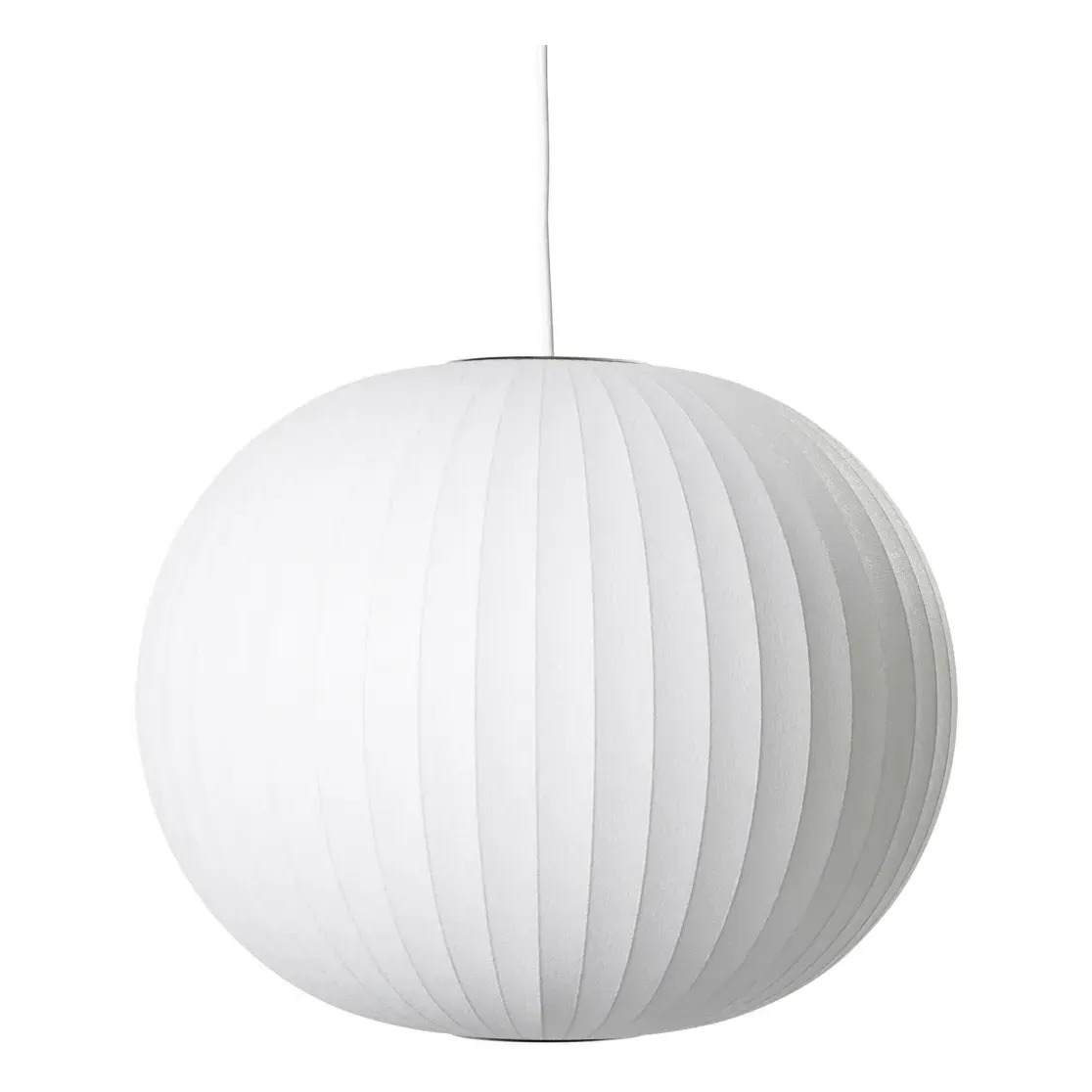 Nelson Saucer Bubble Medium Pendant Light - Off-White, Steel product