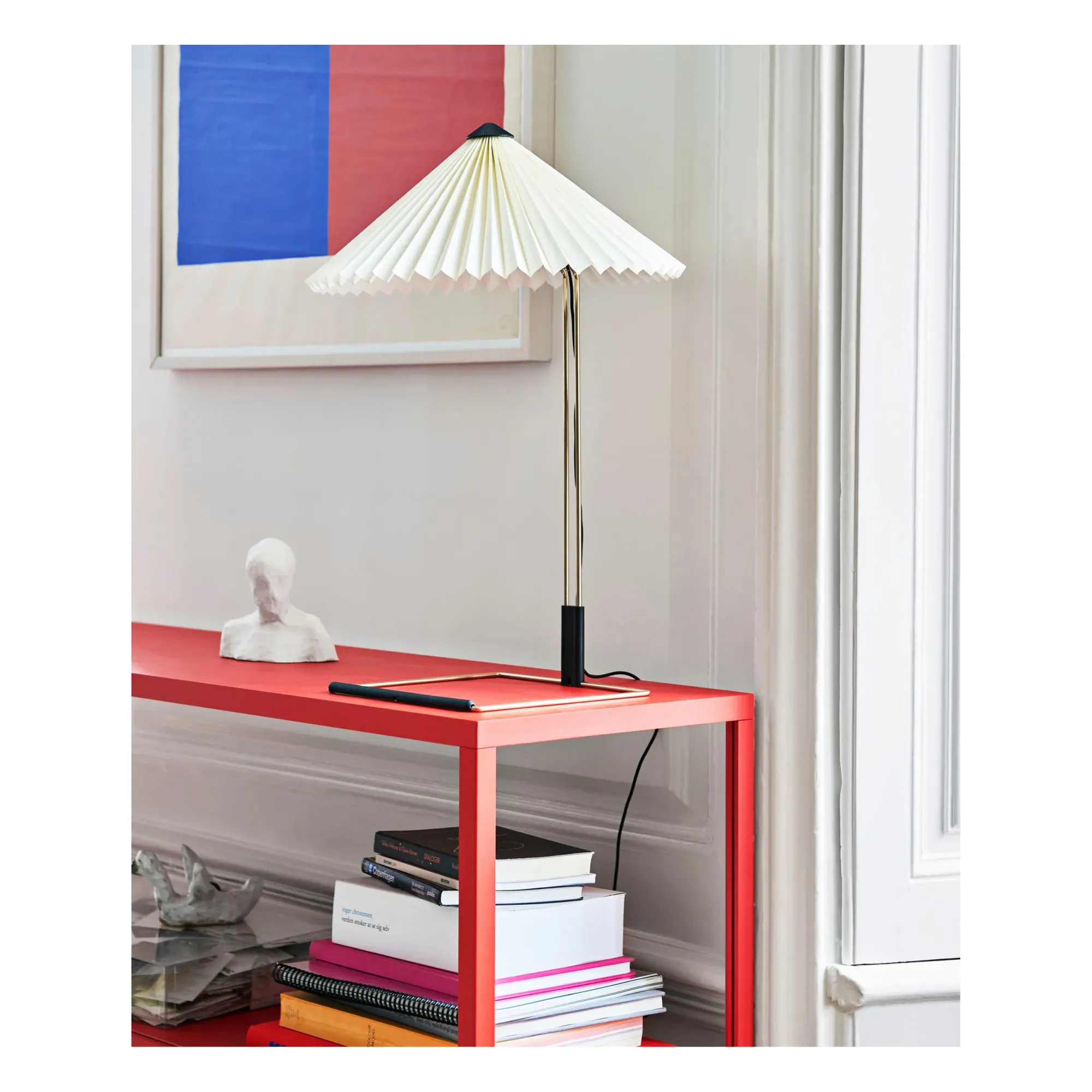 New Order 301 4-Shelf Shelving Unit - Red, Aluminium alternate view