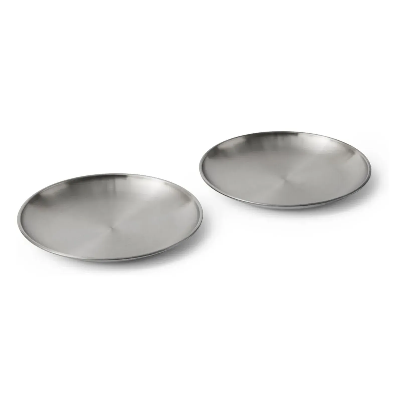 Outdoor Market by Jasper Morrison Set of 2 Plates - Steel product