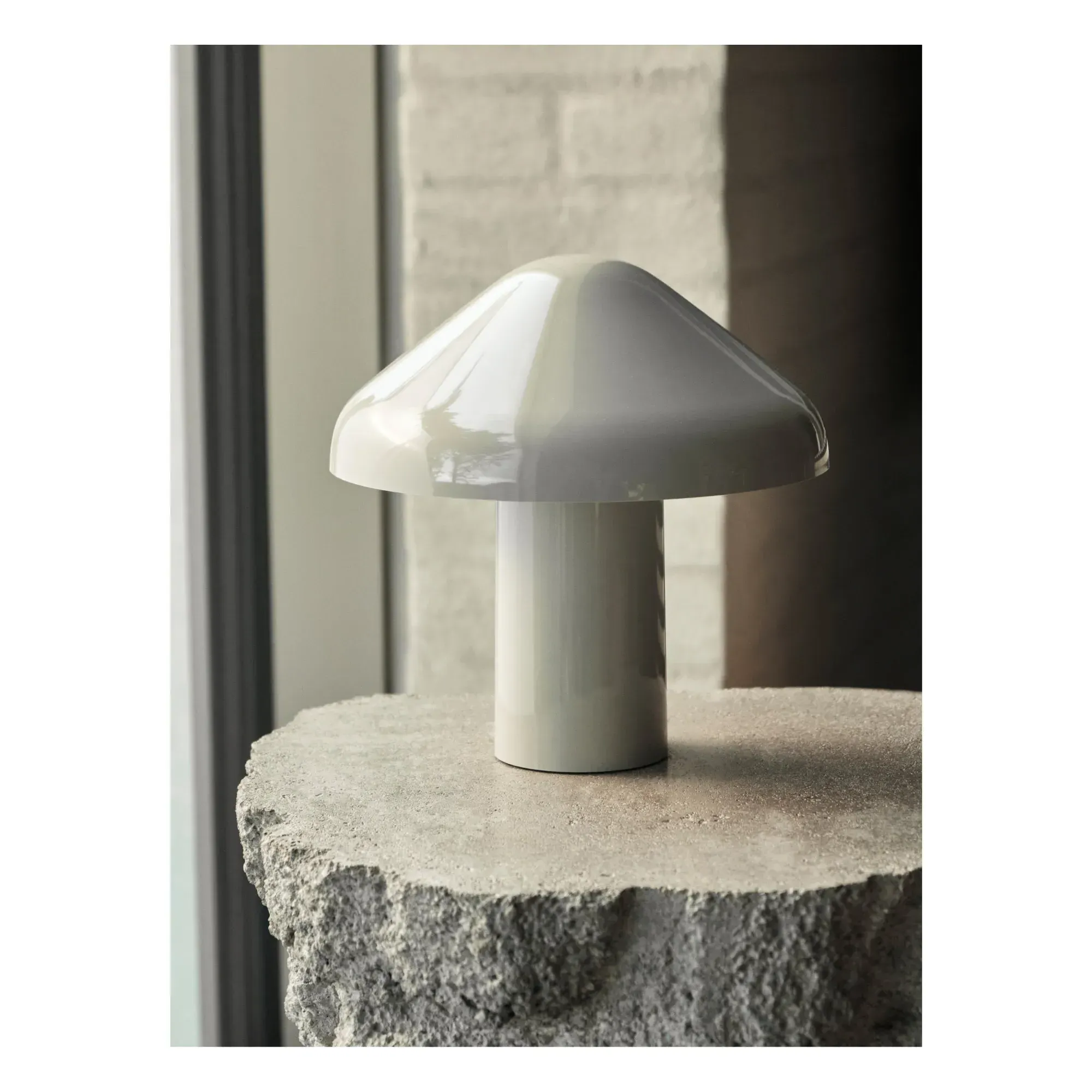 Pao Portable Table Lamp - Cream, Polycarbonate alternate view