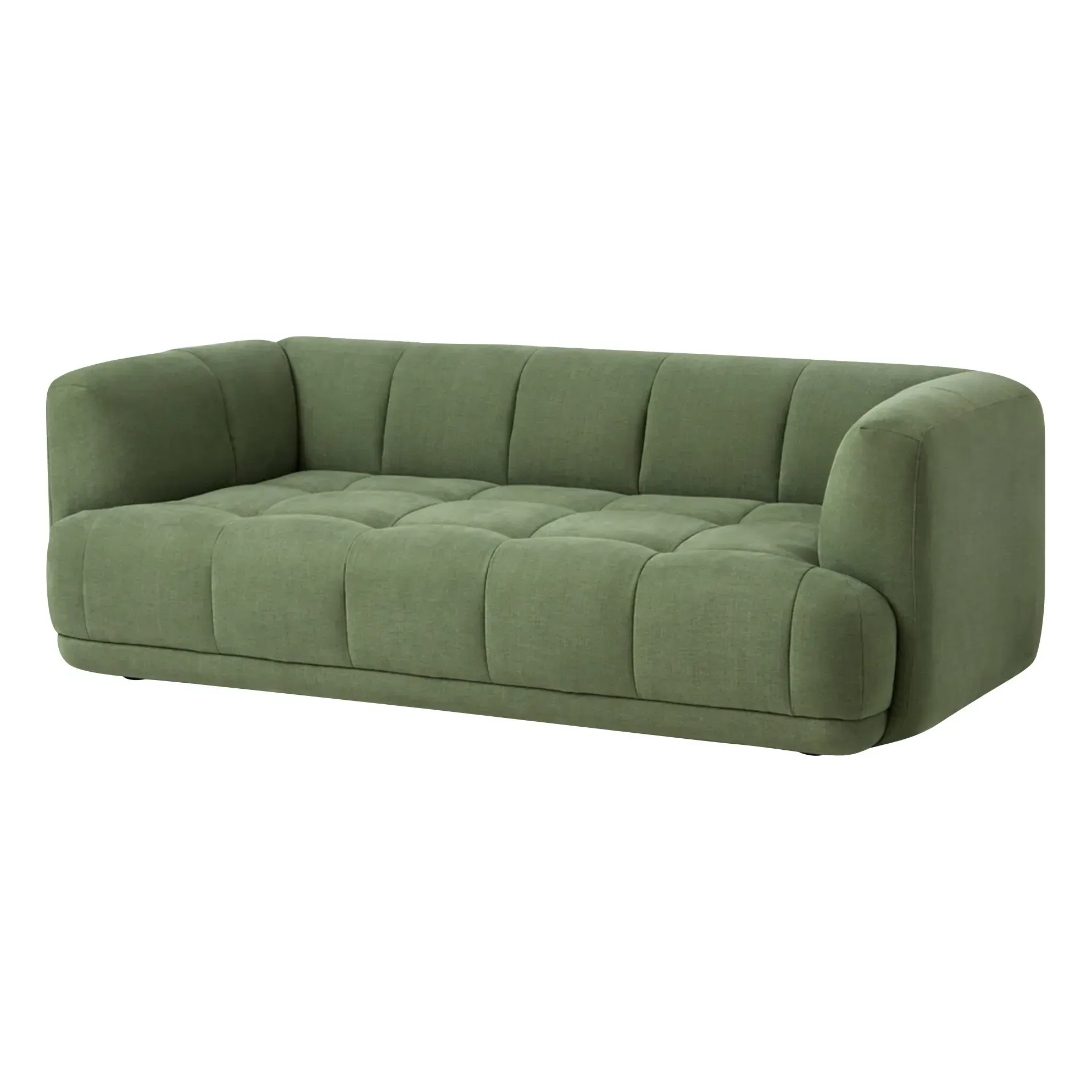 Quilton 2-Seater Sofa - Khaki, Cotton Linen product