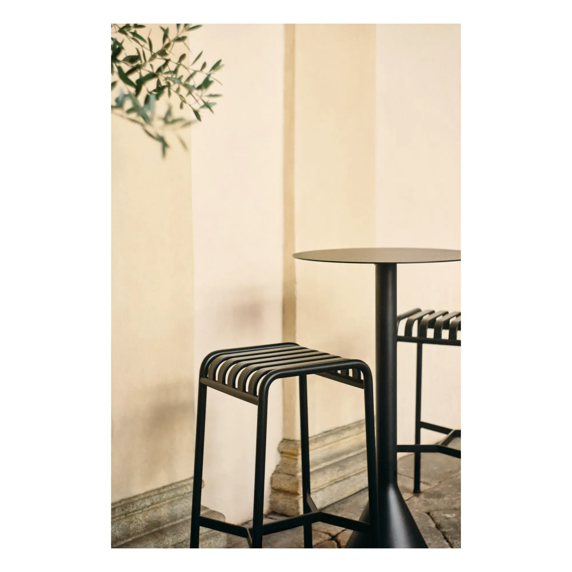 R&E Bouroullec Bar Stool - Charcoal Grey, Steel alternate view