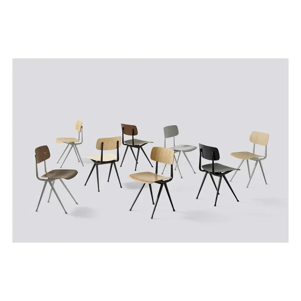 Result Friso Kramer & Wim Rietveld Chair - Beige, Oak alternate view
