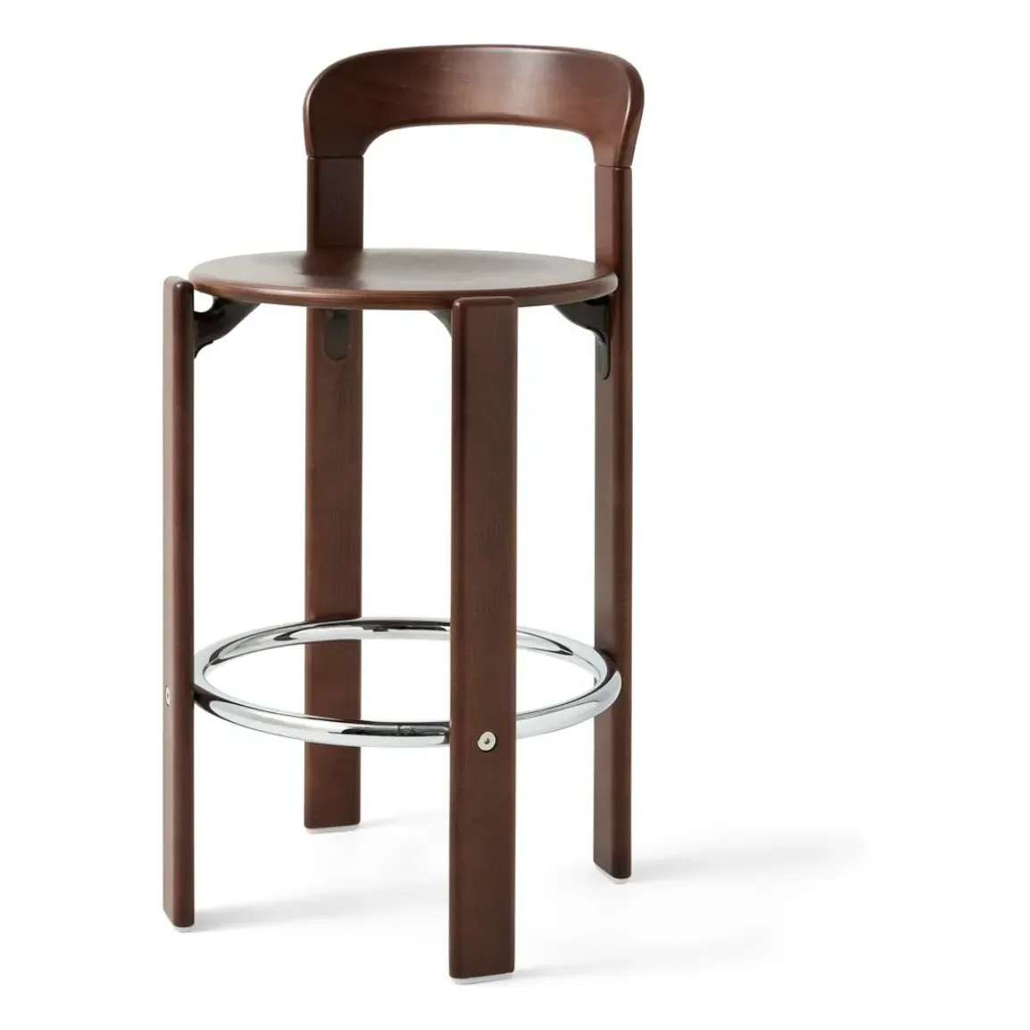 Rey Bar Stool 65 cm - Brown, Beech product