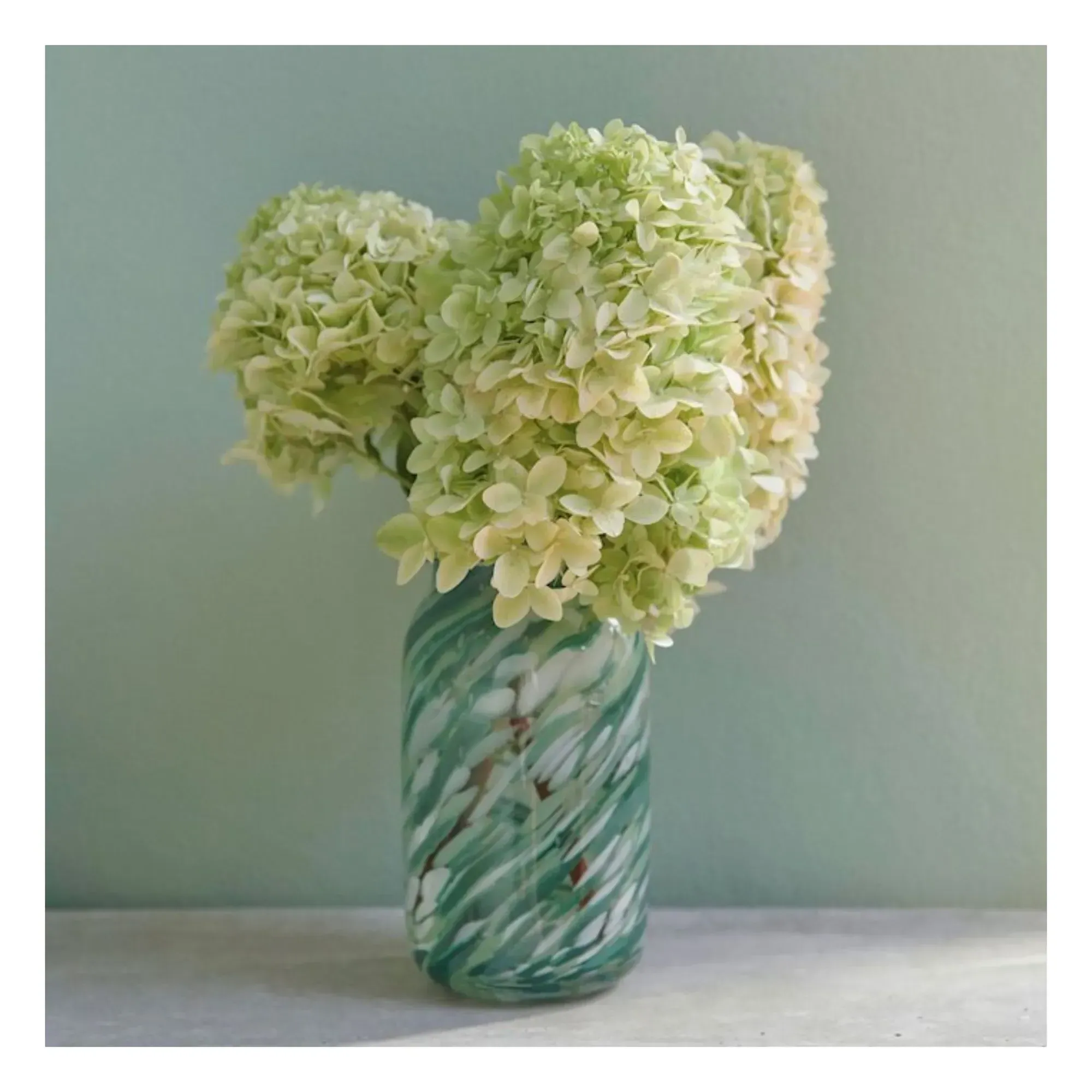 Splash Glass Vase - Green alternate view