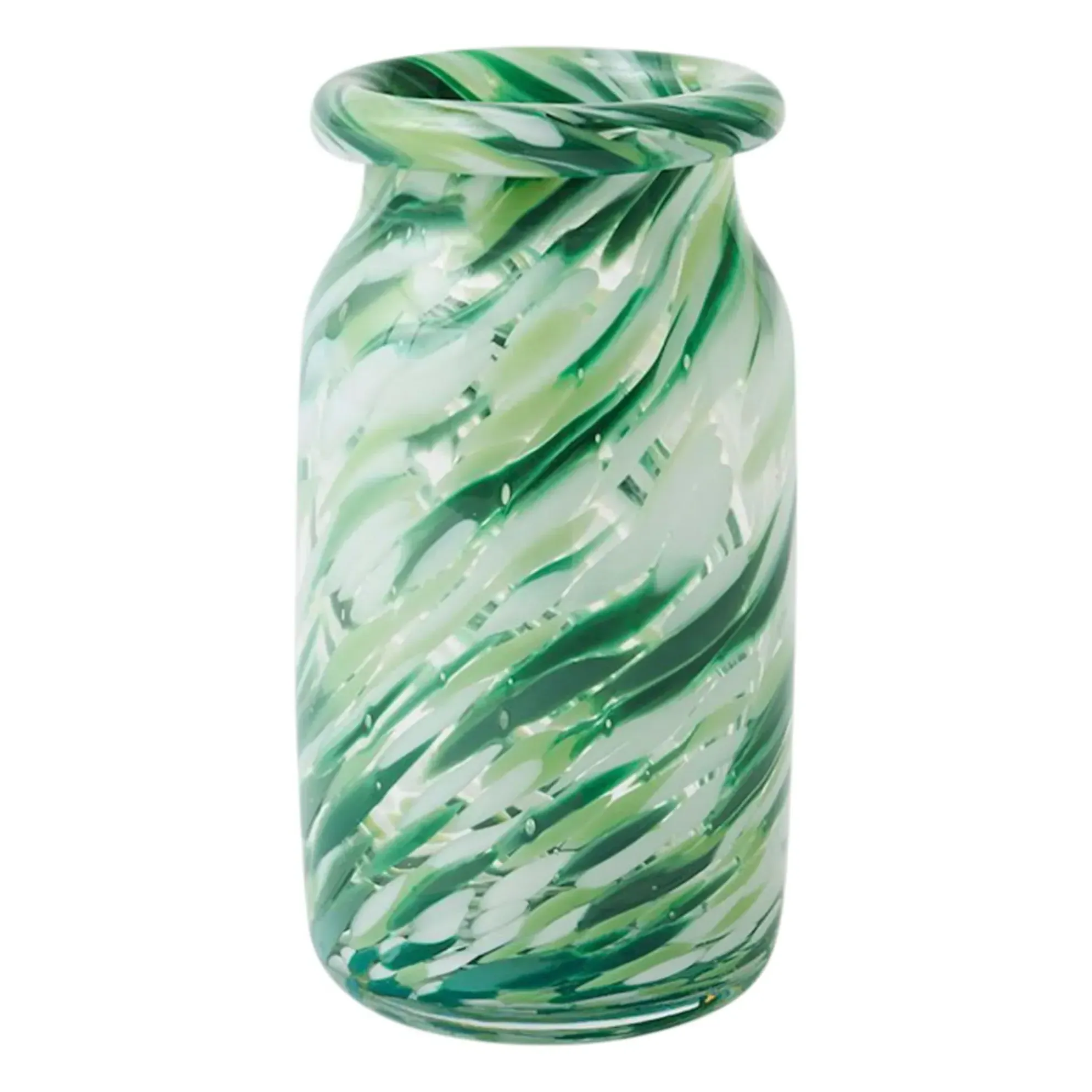Splash Glass Vase - Green product
