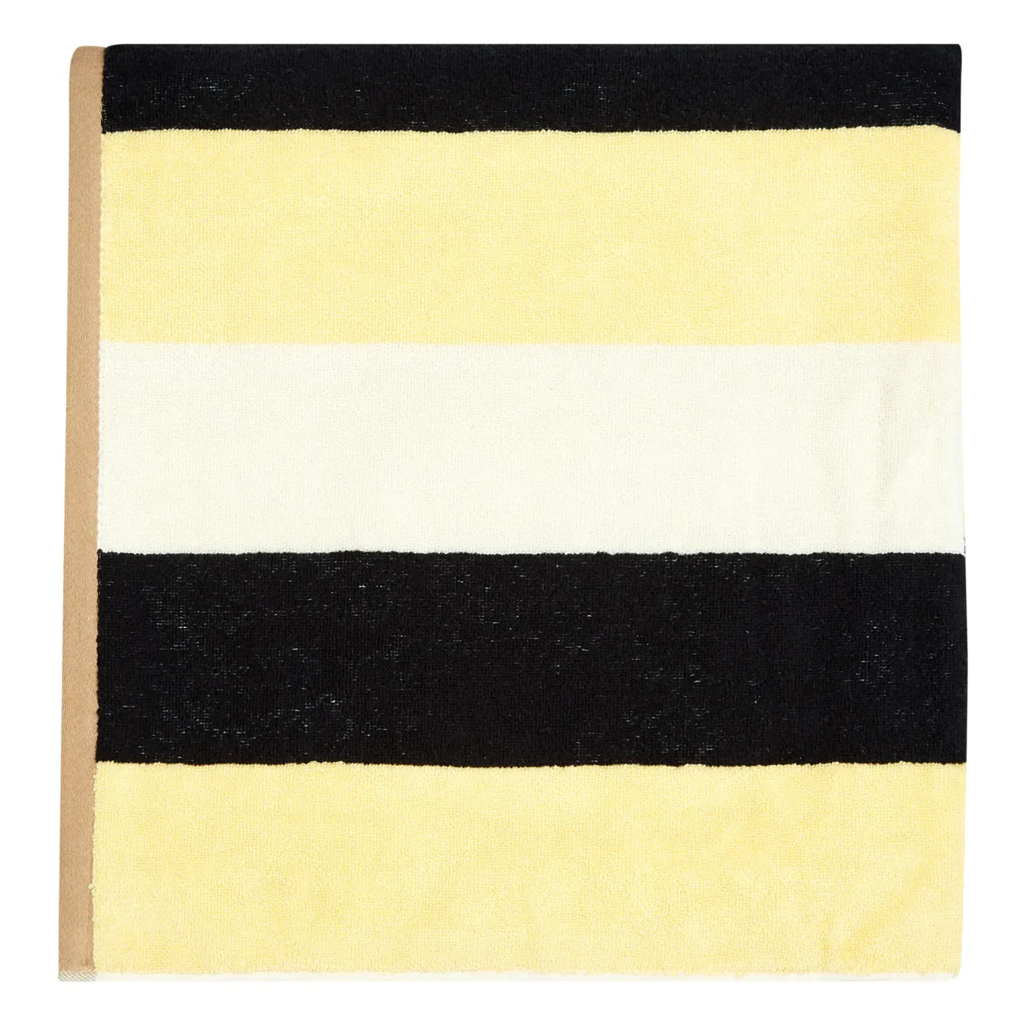 Stripe Print Bath Towel - Yellow, Cotton product