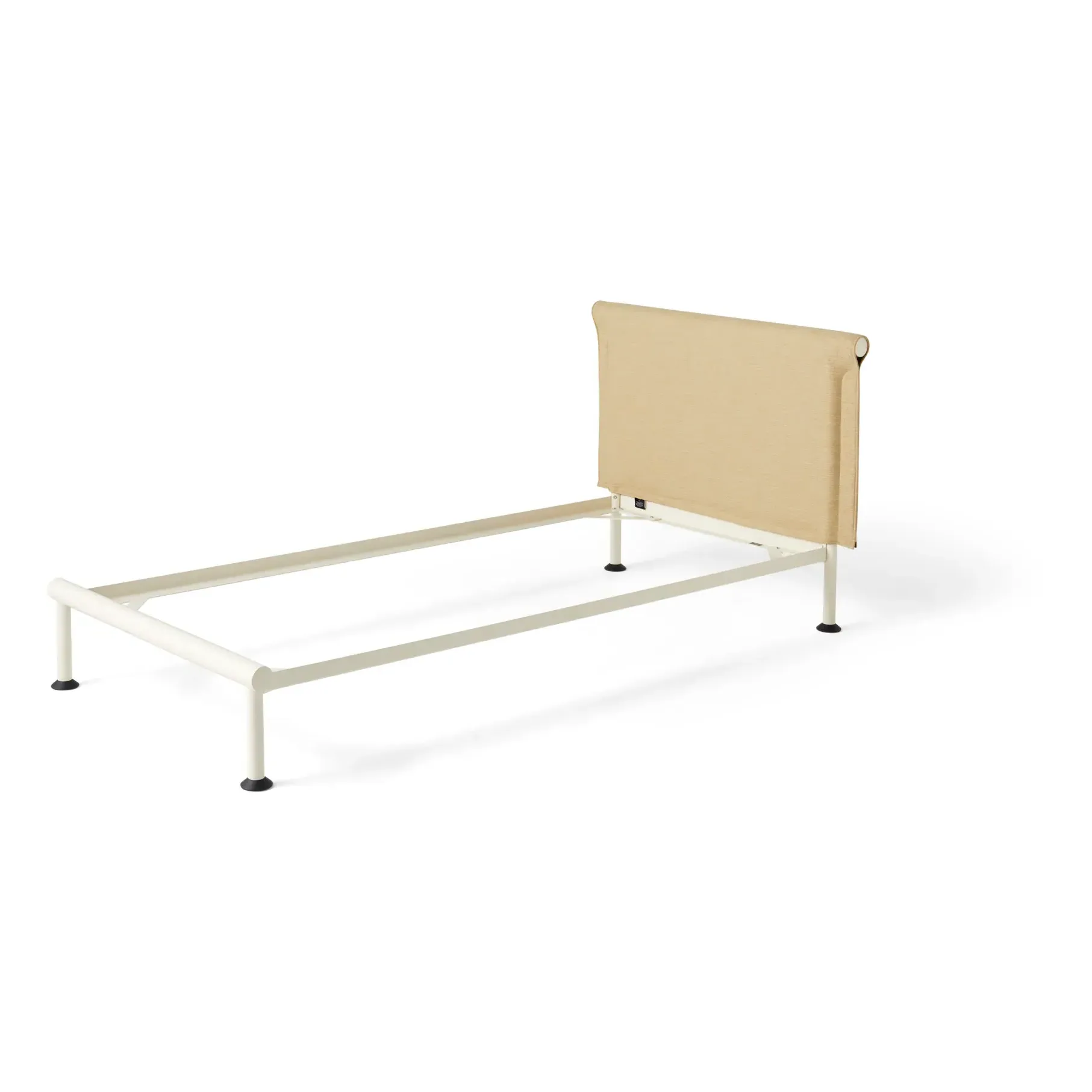 Tamoto Double Bed Frame with Removable Headboard - Beige, Steel product