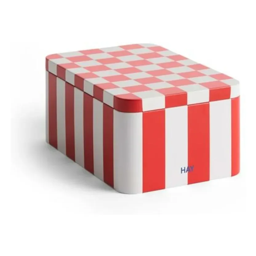 Tin Storage Box - Red, Tinplate product