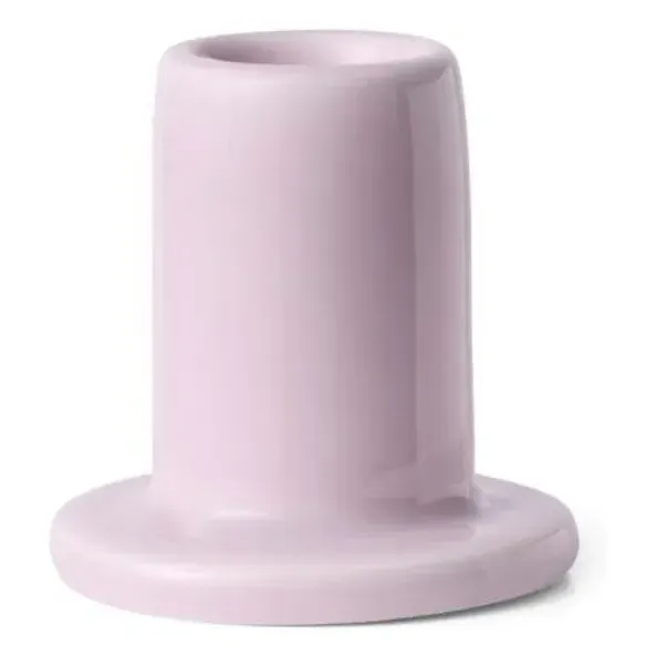 Tube Candlestick - Pale Pink, Earthenware product